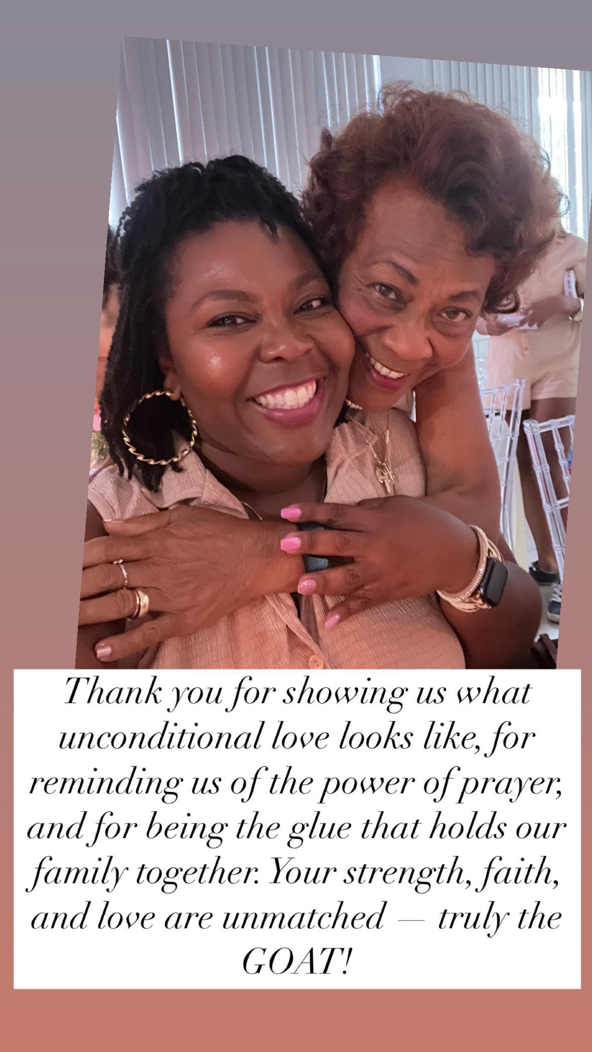 Cherishing every moment she h…