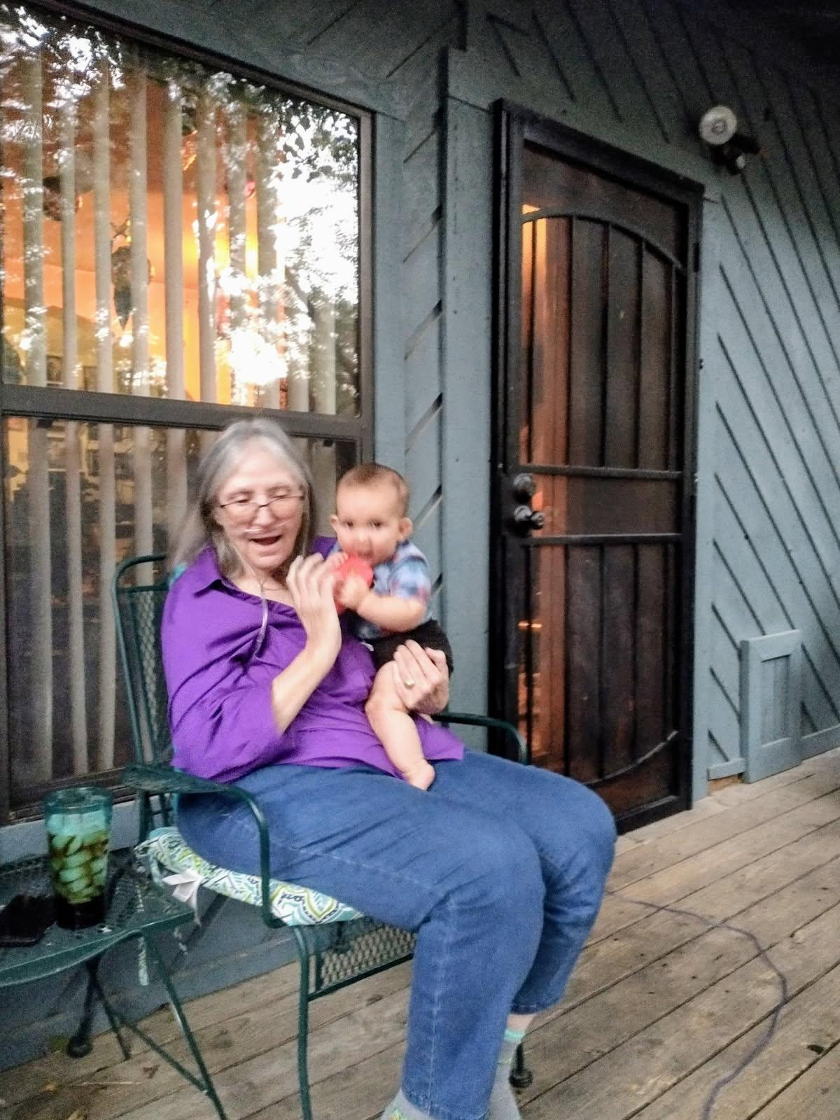 Robyn with baby Jonna.