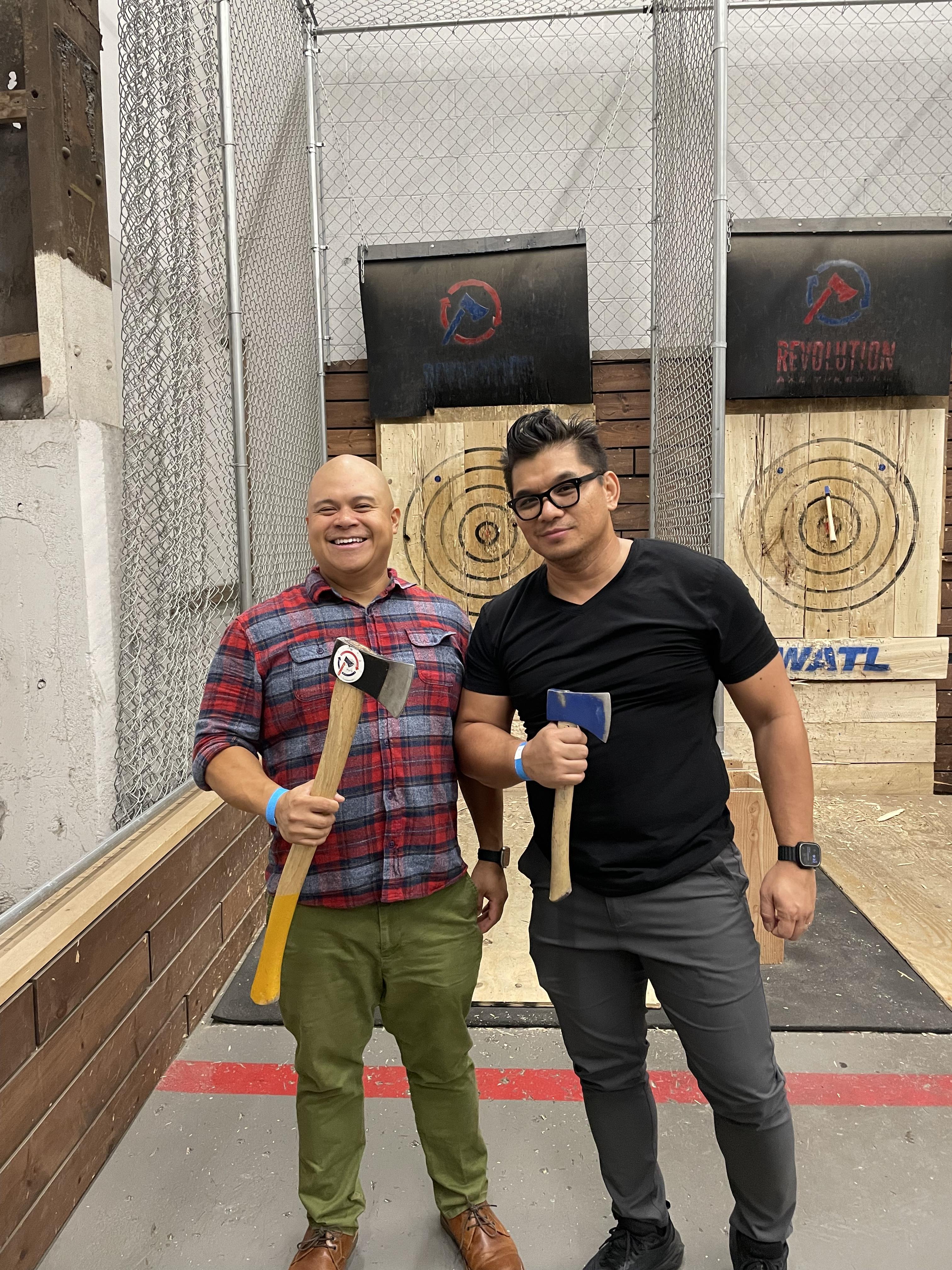 Axe Throwing with Cesar