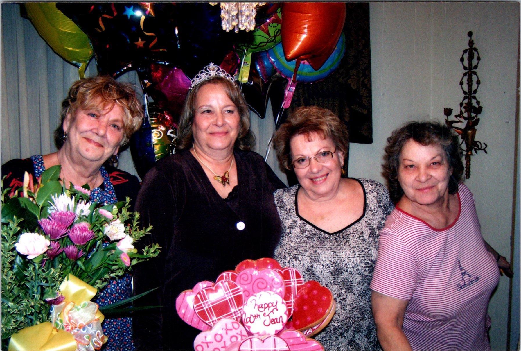 Jean and sisters on her 60th.…