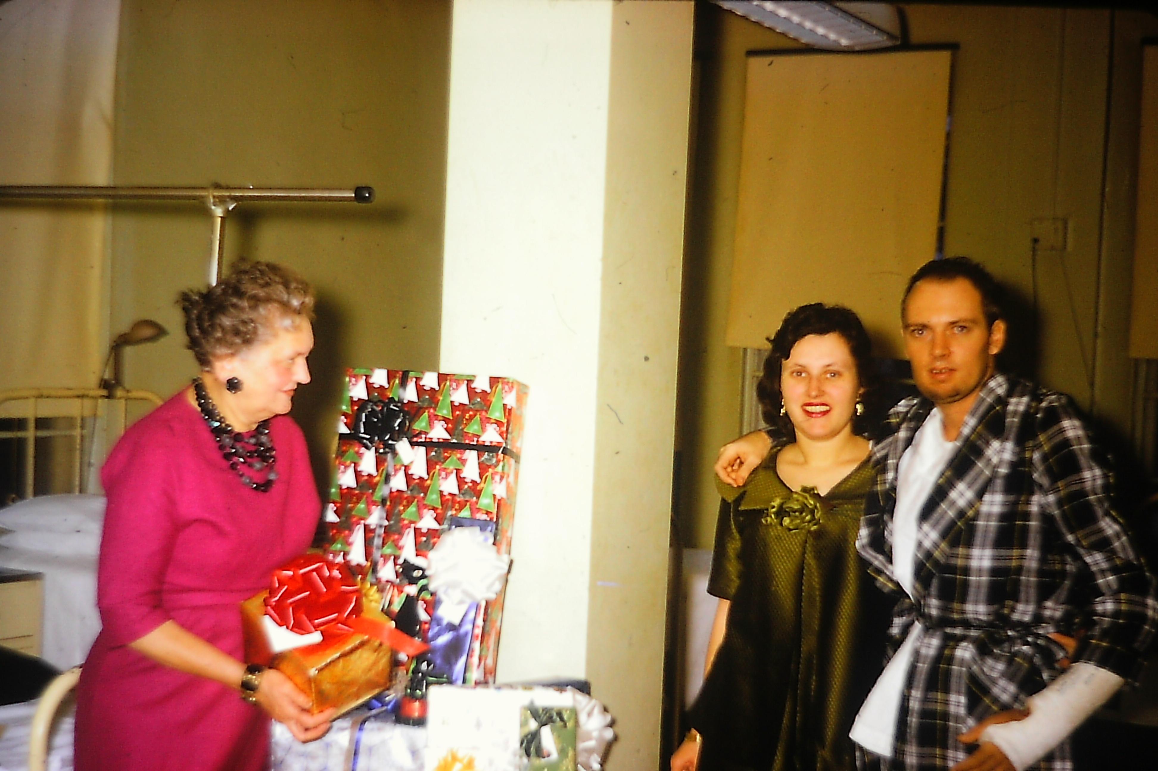 Freda visited Wallace when he…