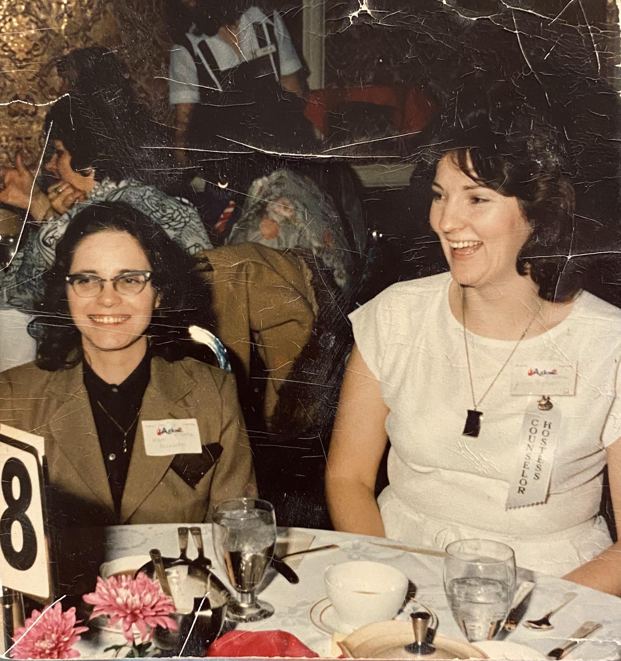 Mom (on the left) at a Women’…