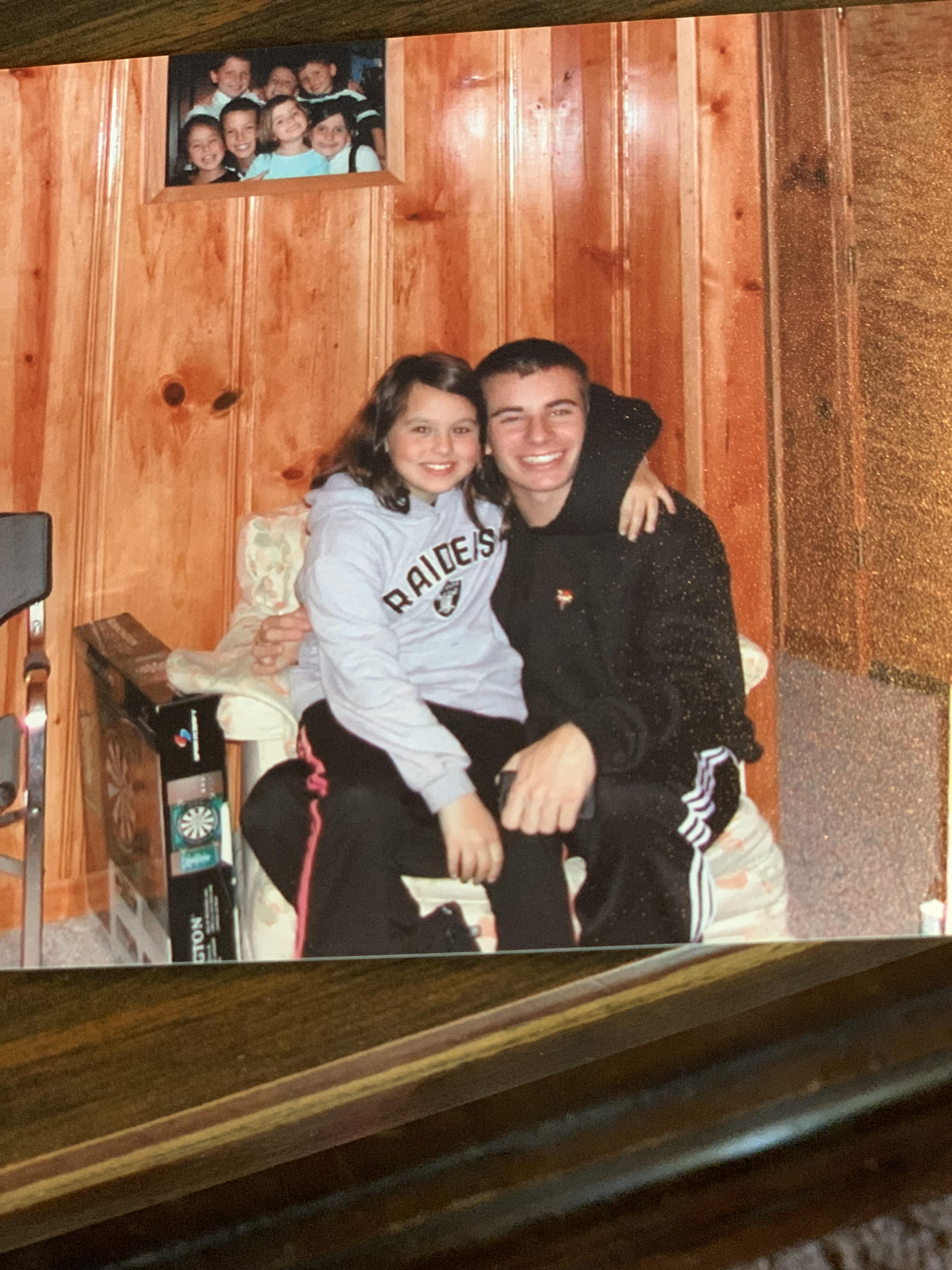 Austin with his cousin Emily …