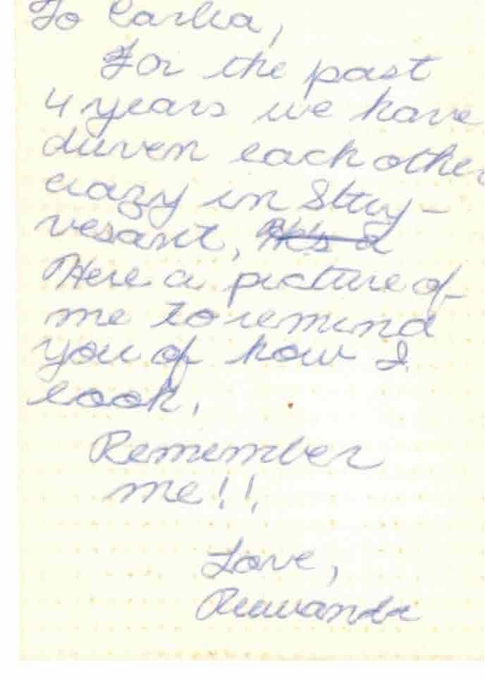 Ruwanda's note on the back of…