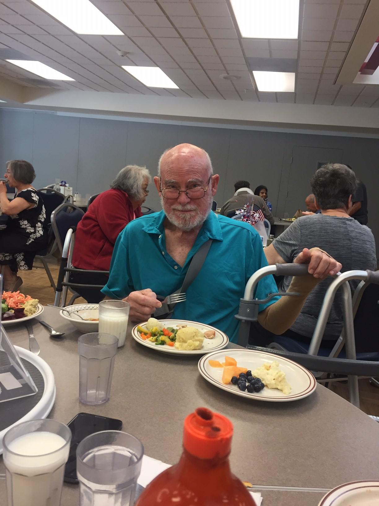 Lunch at Juanita Pohl Center