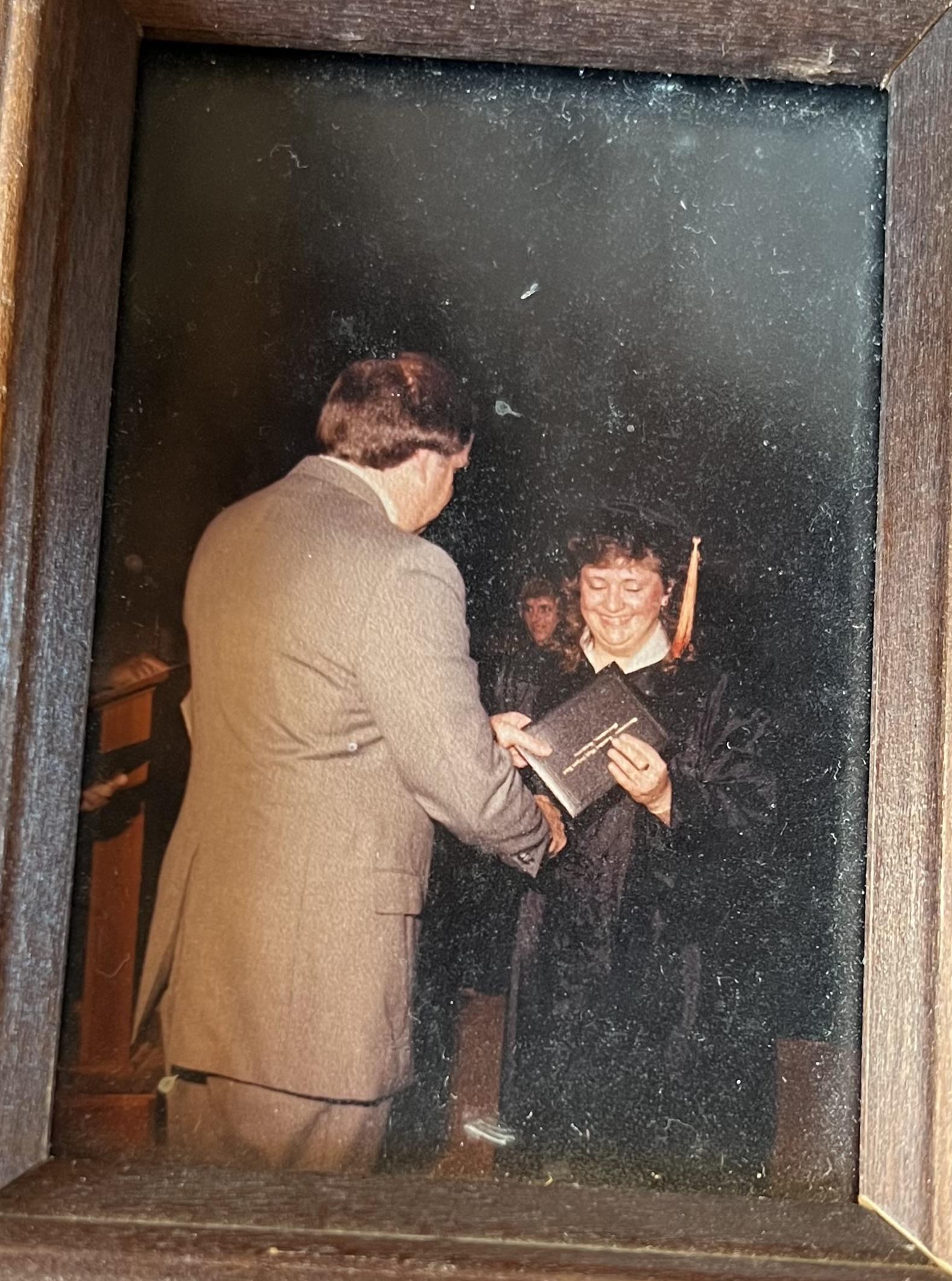 My Mother Receiving Her HS Di…