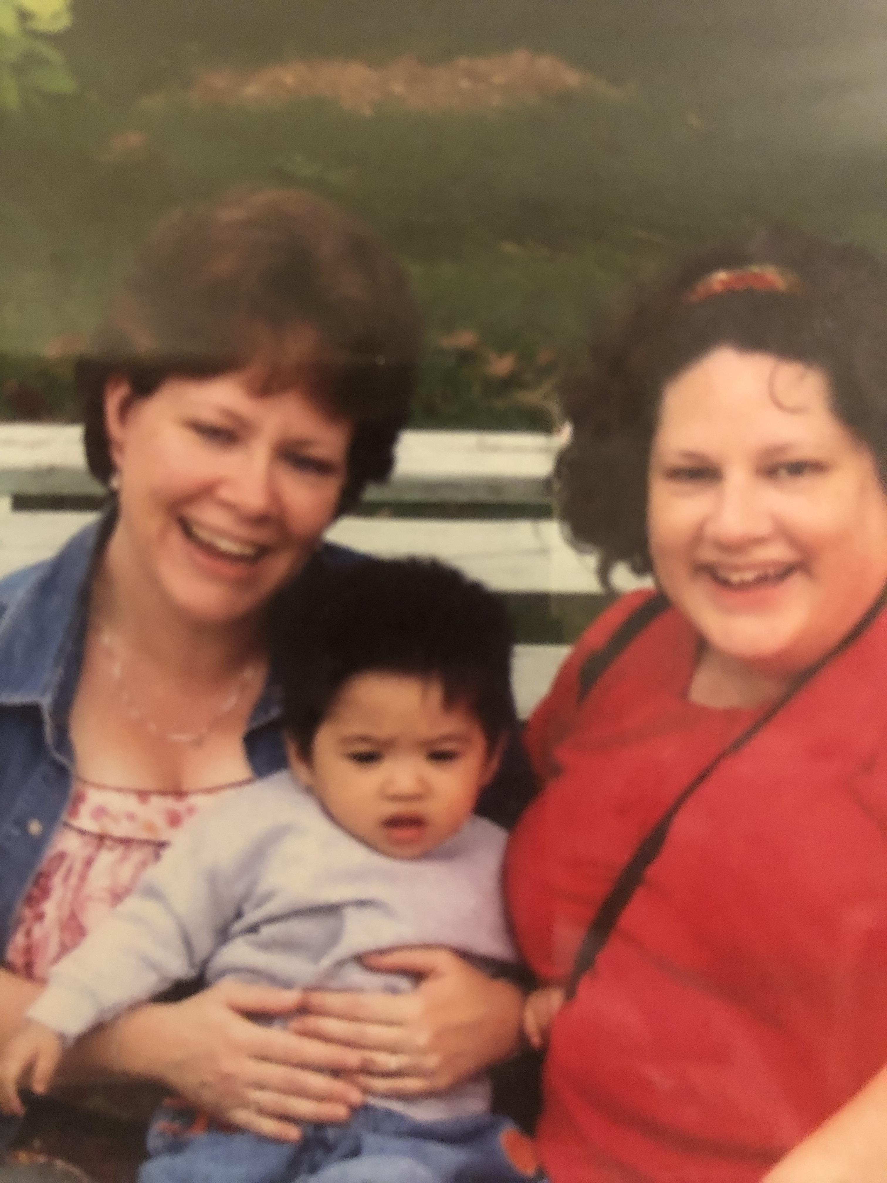 Lisa and Janine on trip to Ch…