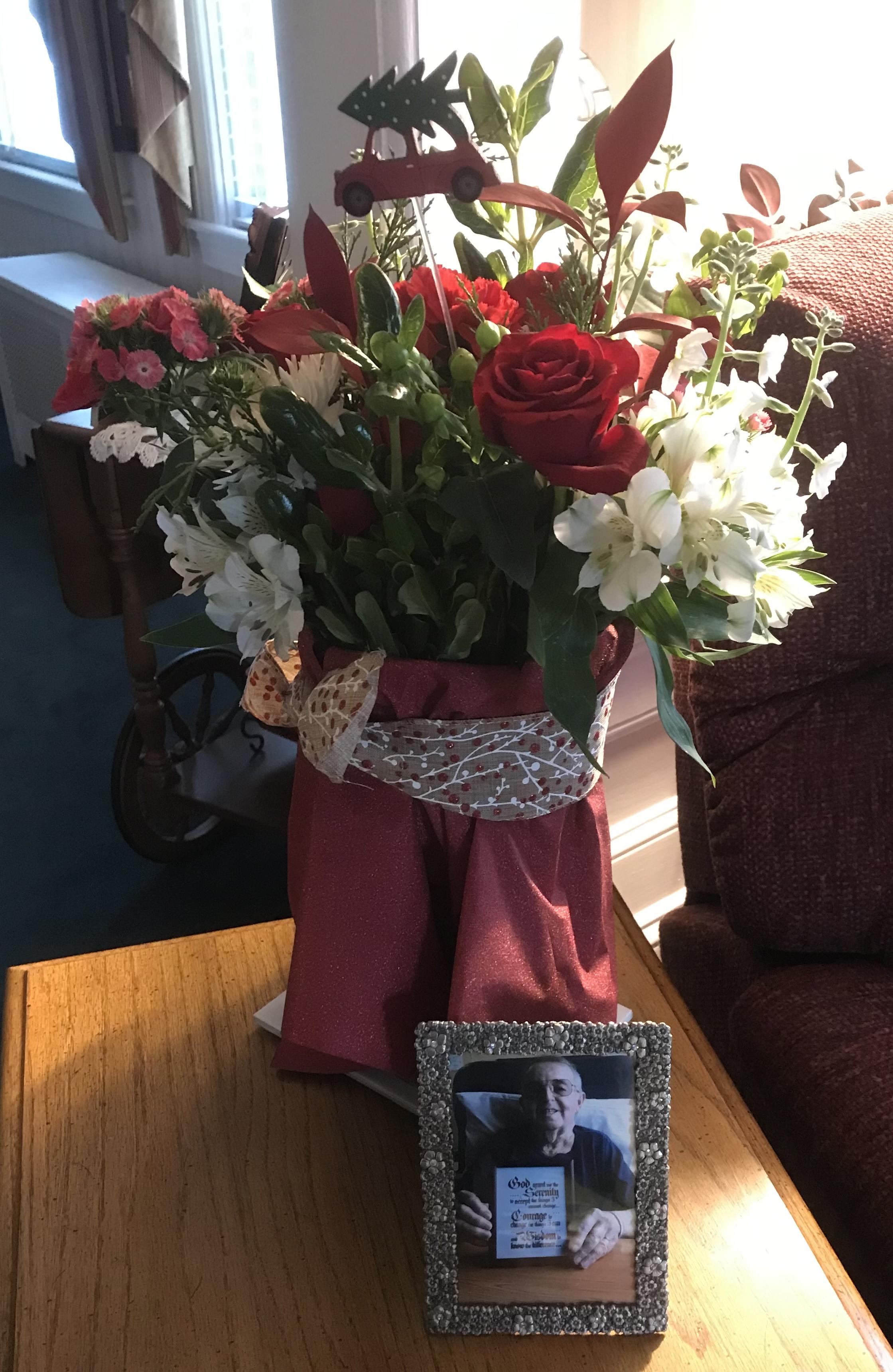 Christmas Roses for you Dad. …