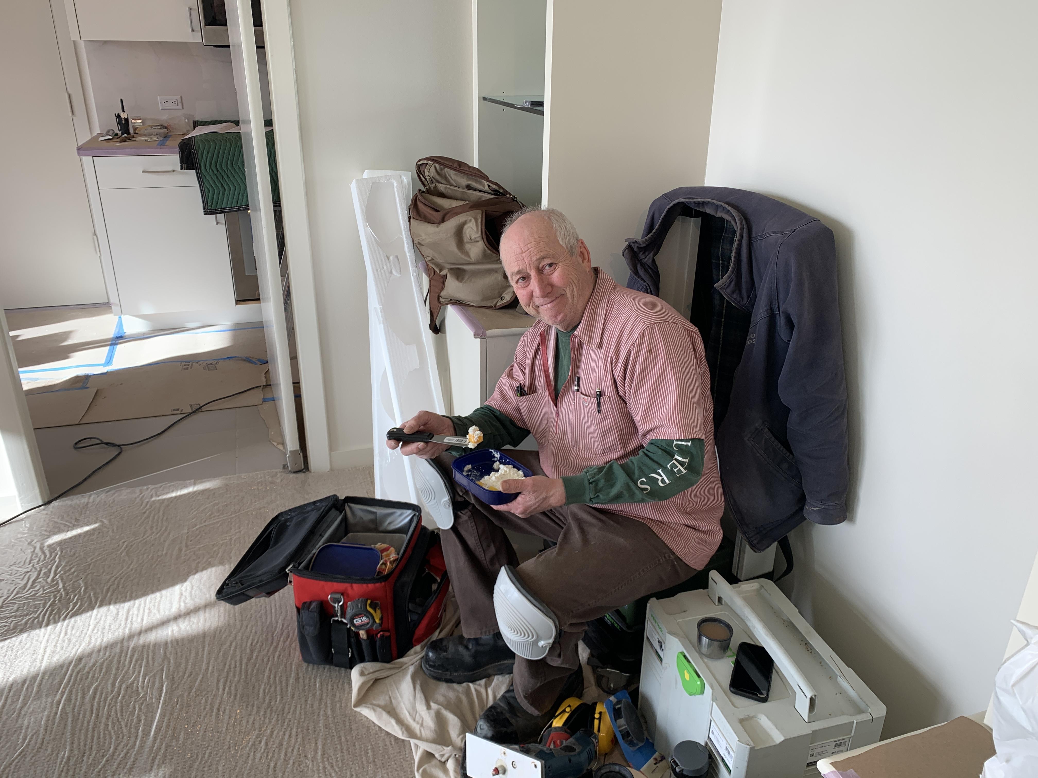 Ever practical Rob using a ne…