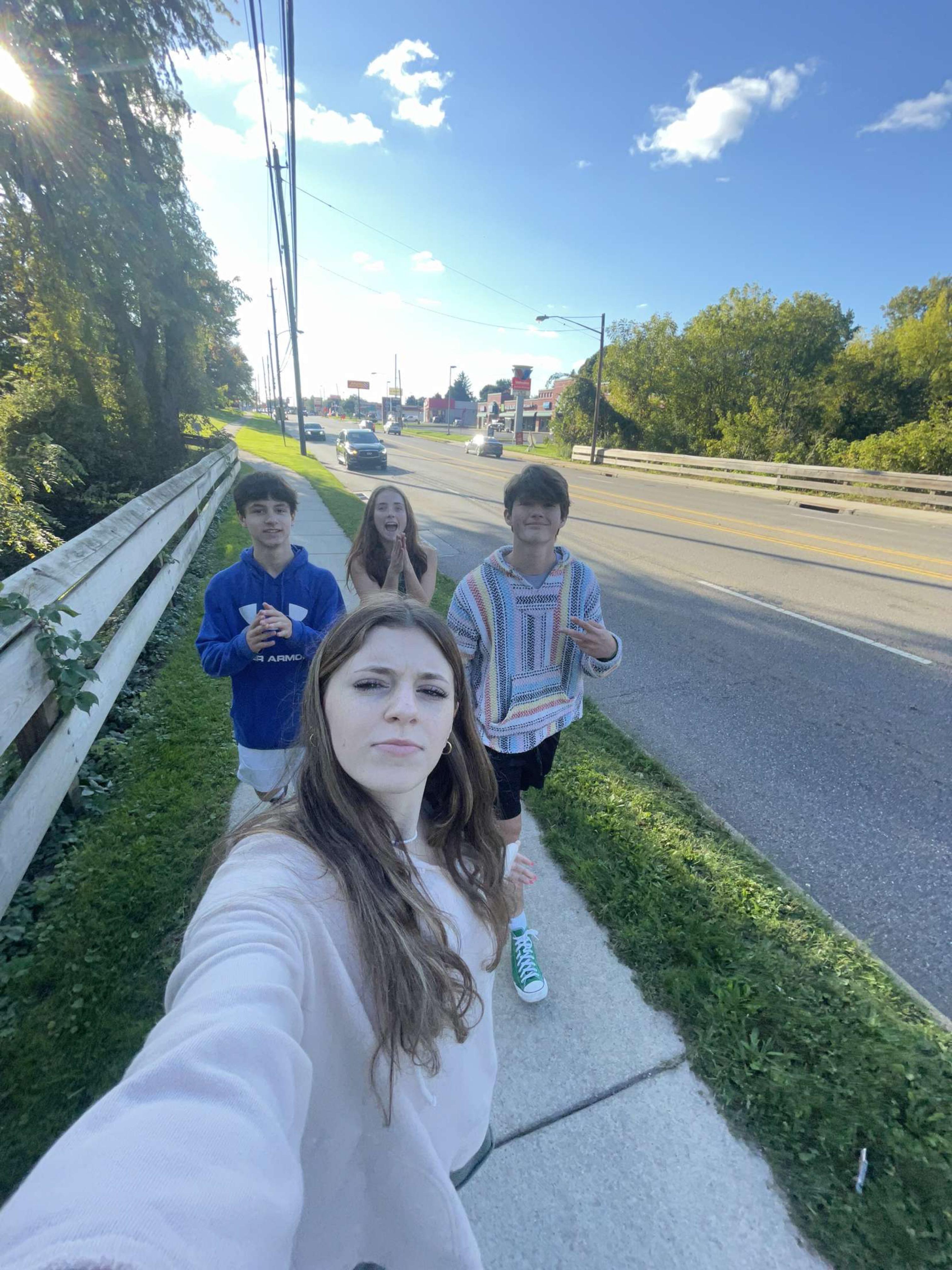 walk around the park