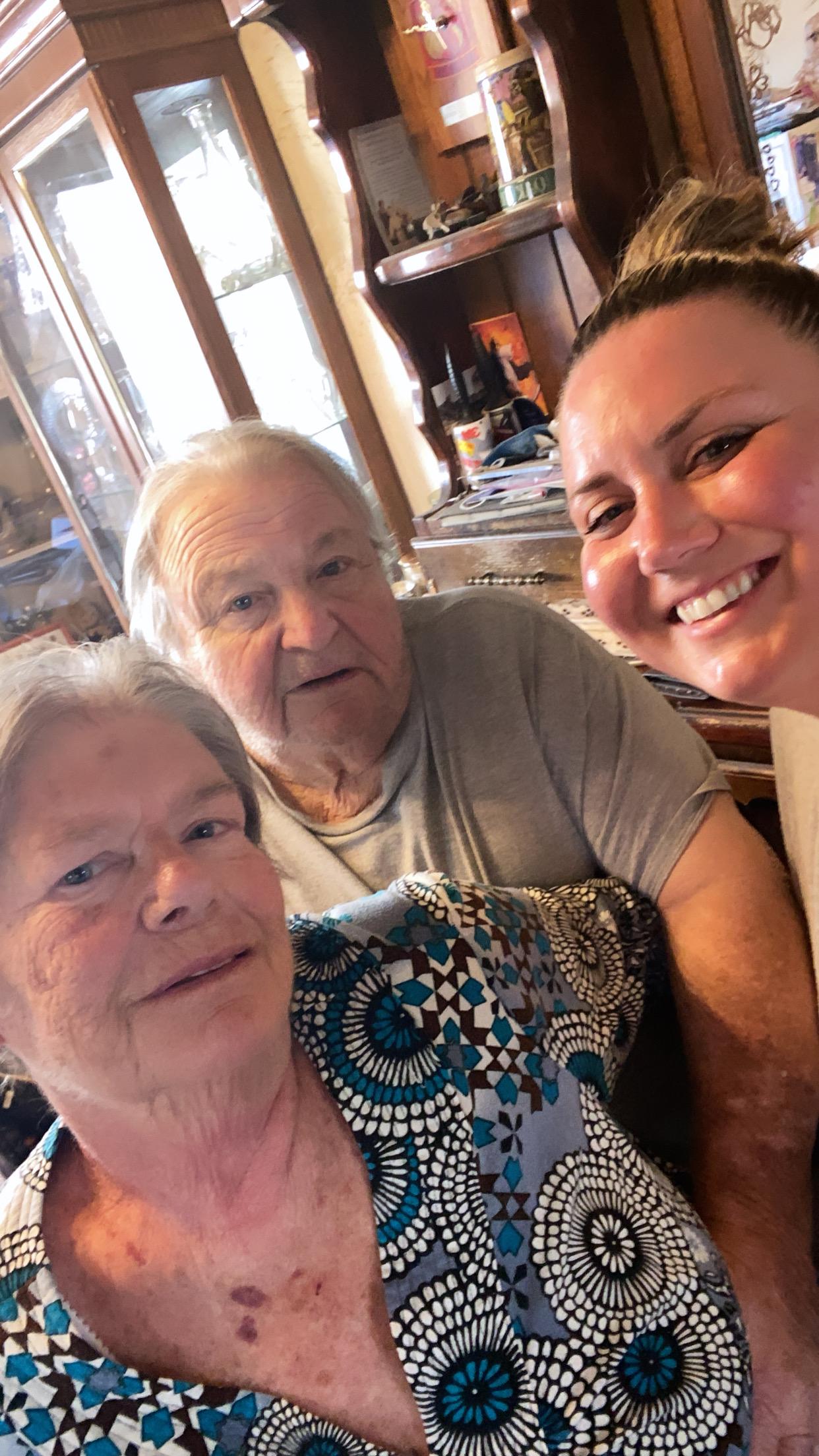 Pizza night with my grandpare…