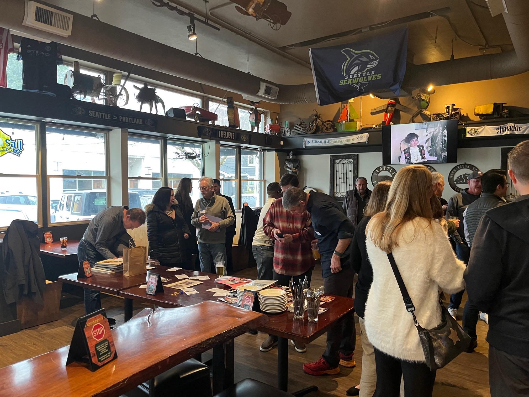 Seattle celebration for Gabe.