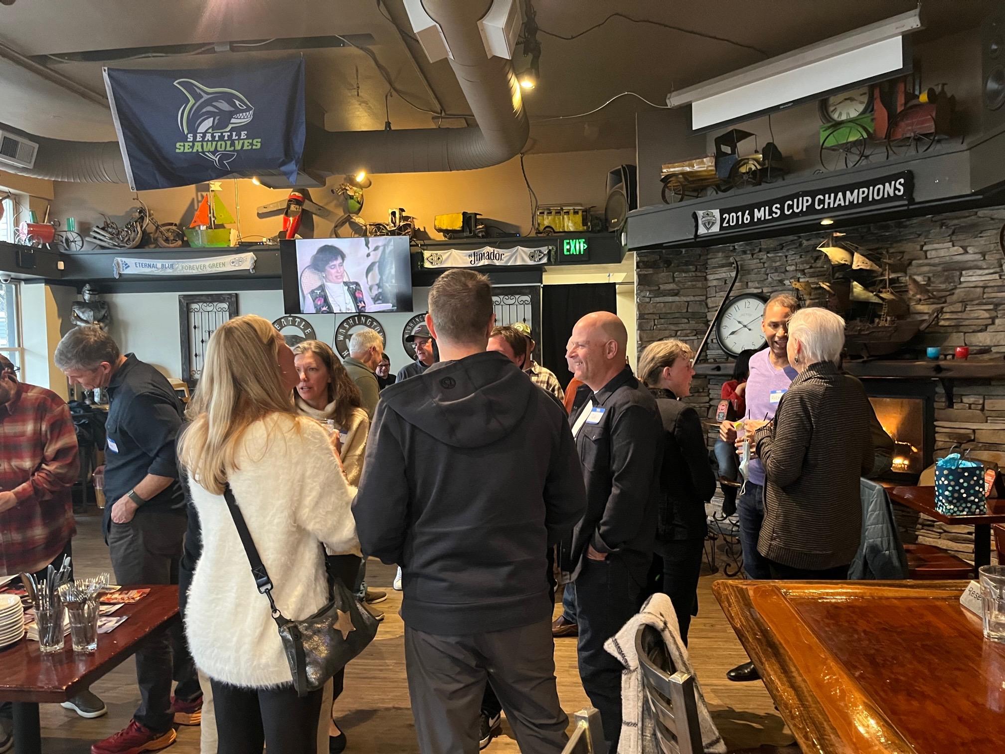 Seattle celebration for Gabe.