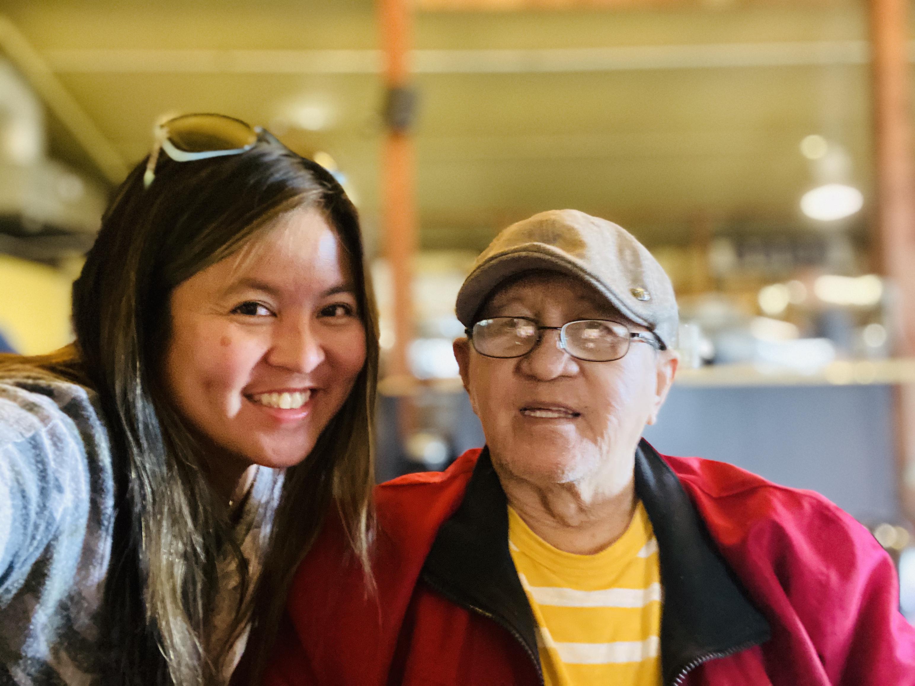 Carlos Romulo and Teena