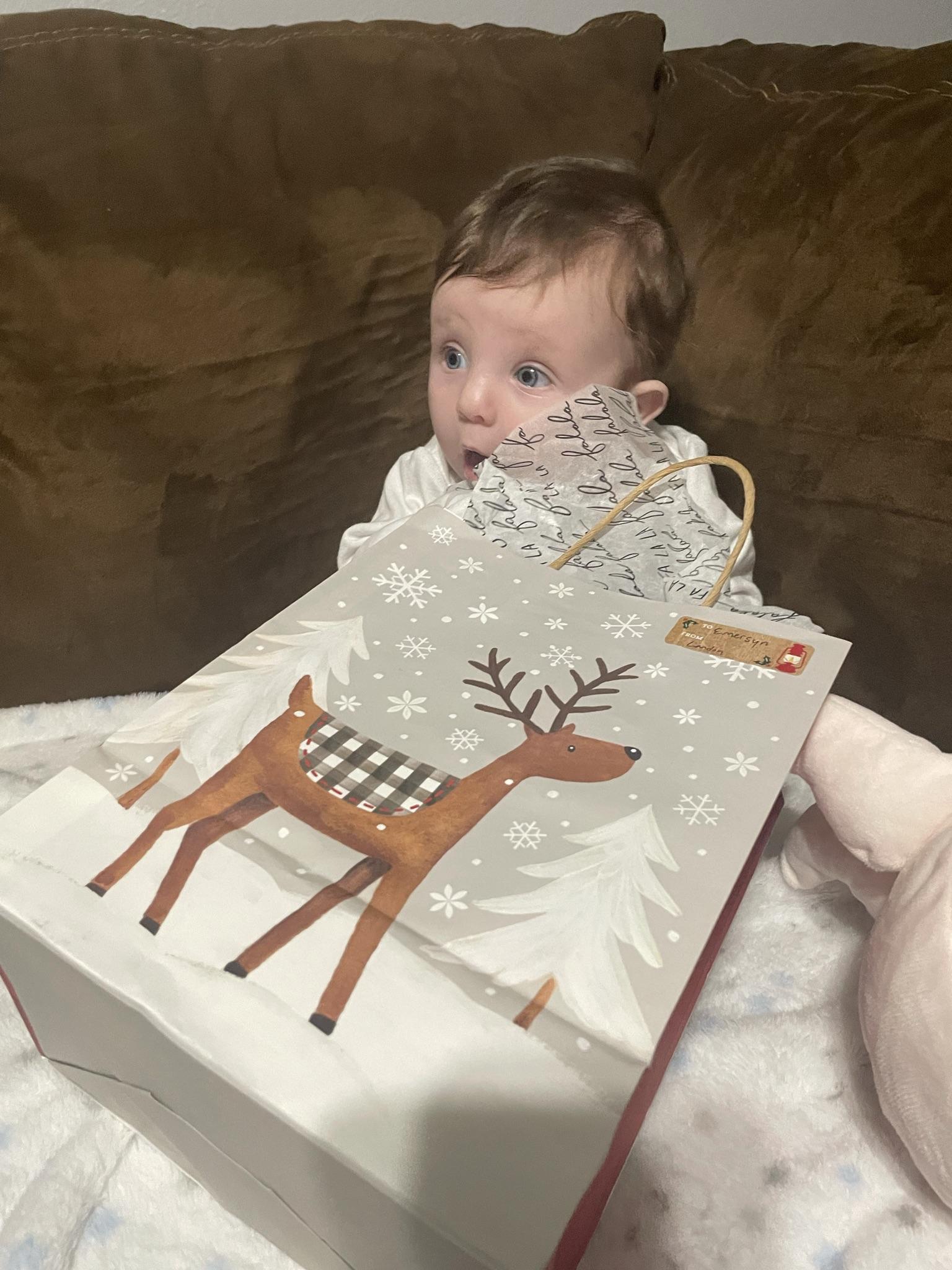 Emersyn opening her Christmas…