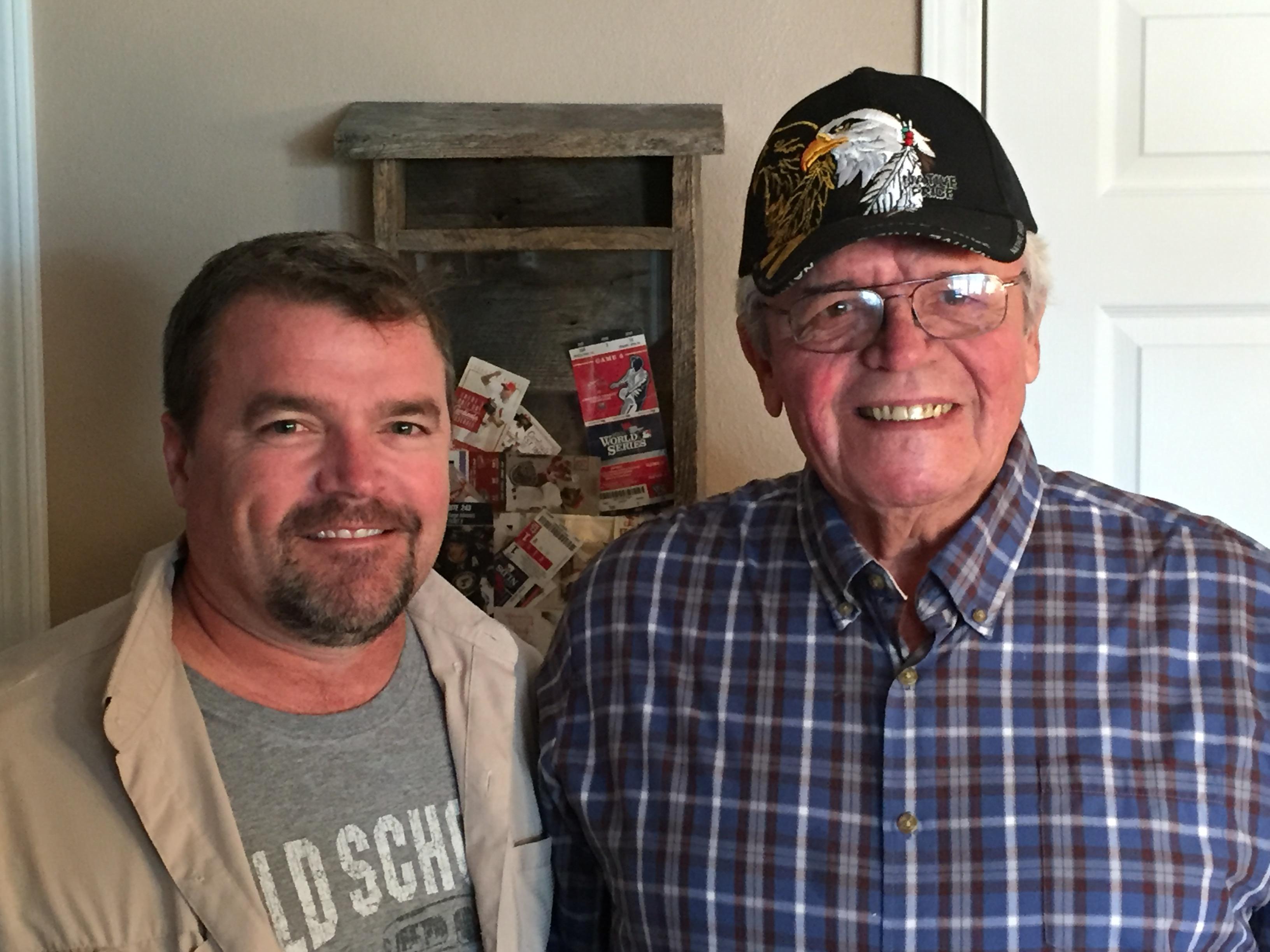 Jeff and Uncle John at the la…