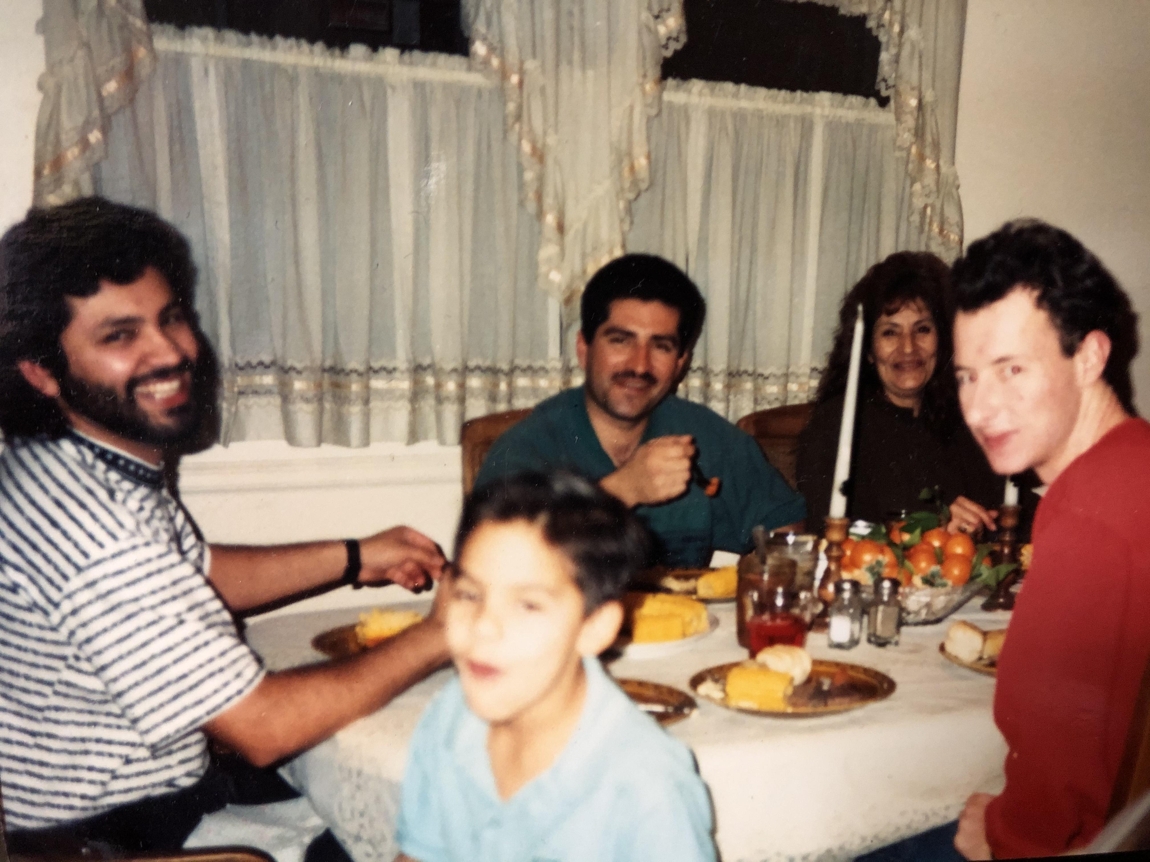 Rodney and the family at Than…