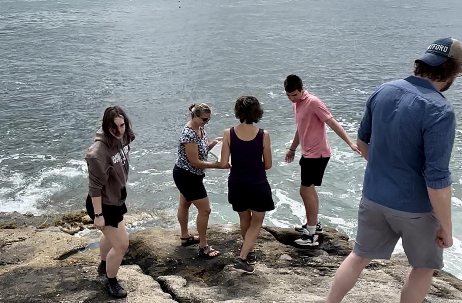 Eli’s final dip in the sea. S…