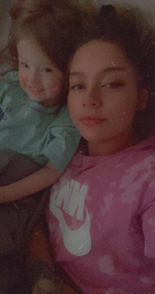 Audrey with Jaleigh. She love…