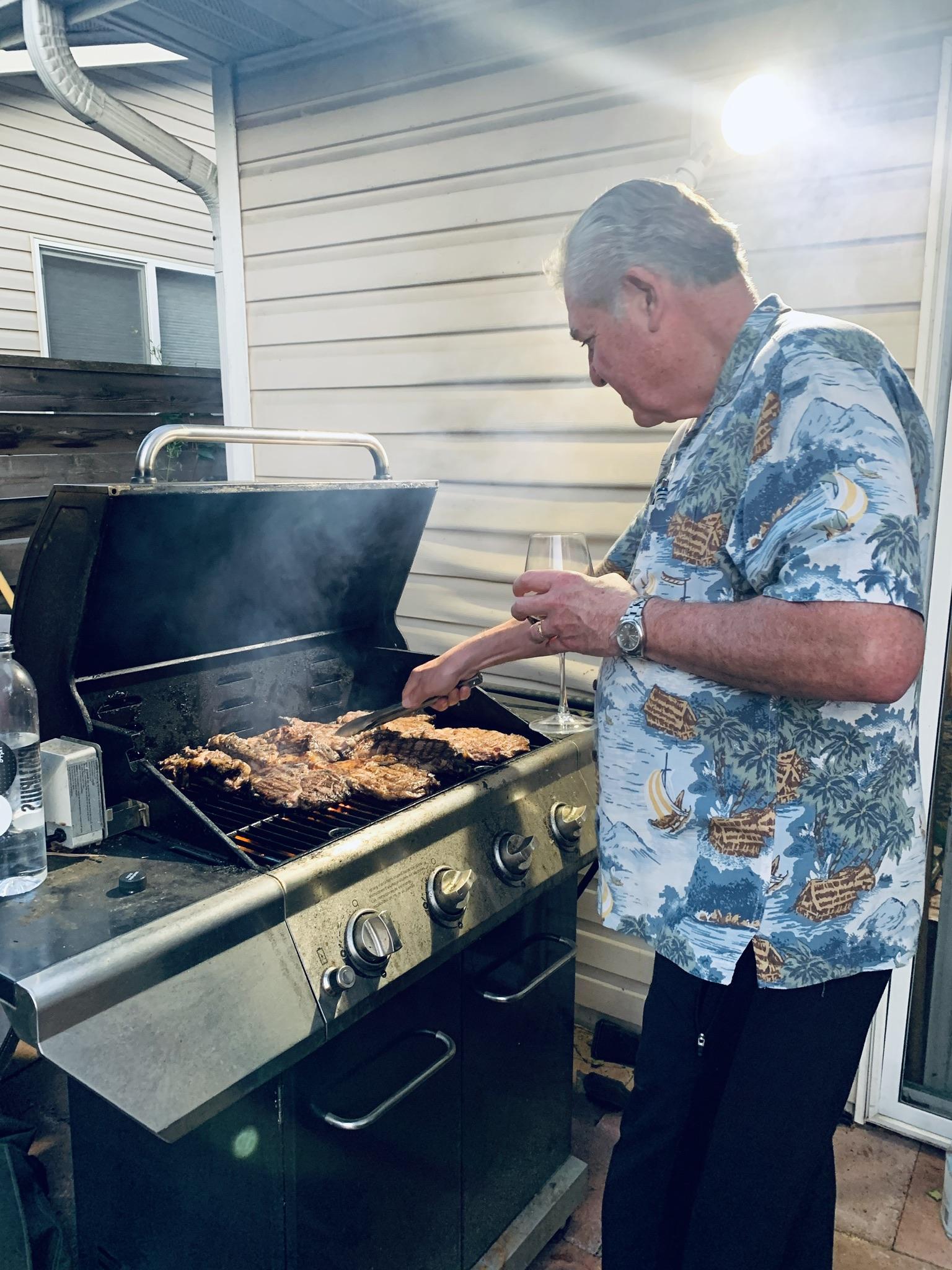 This man LOVED to grill for e…