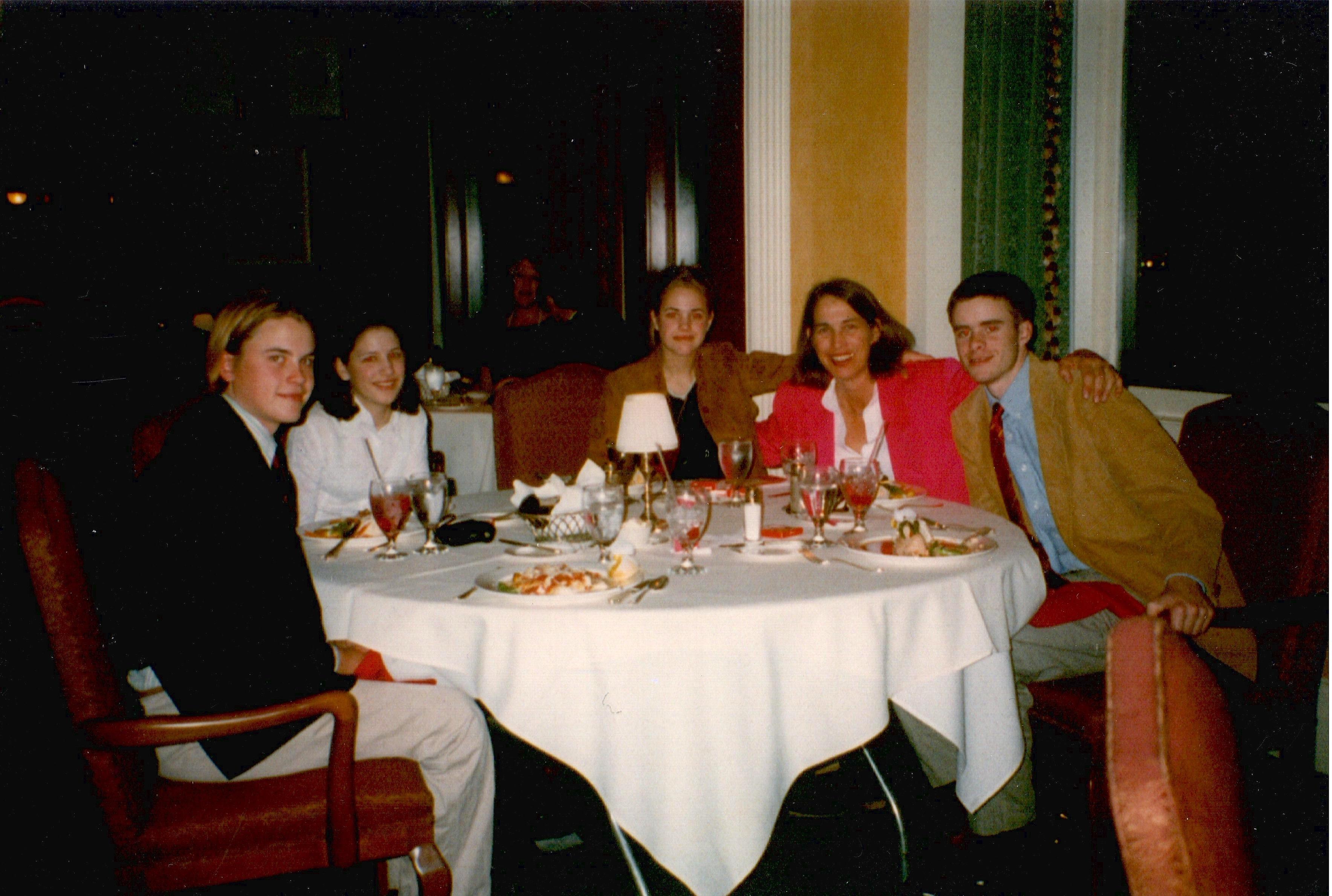 Susie with Christian, Izzy, T…