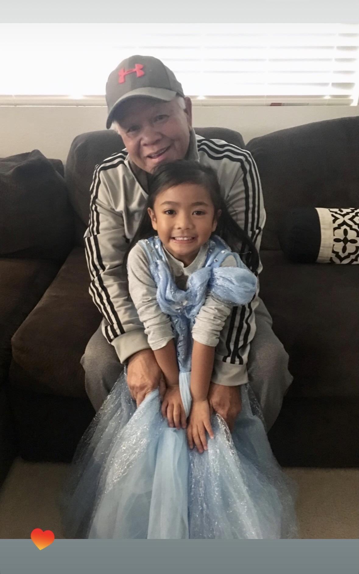 Grandpa Doro with Princess Ev…