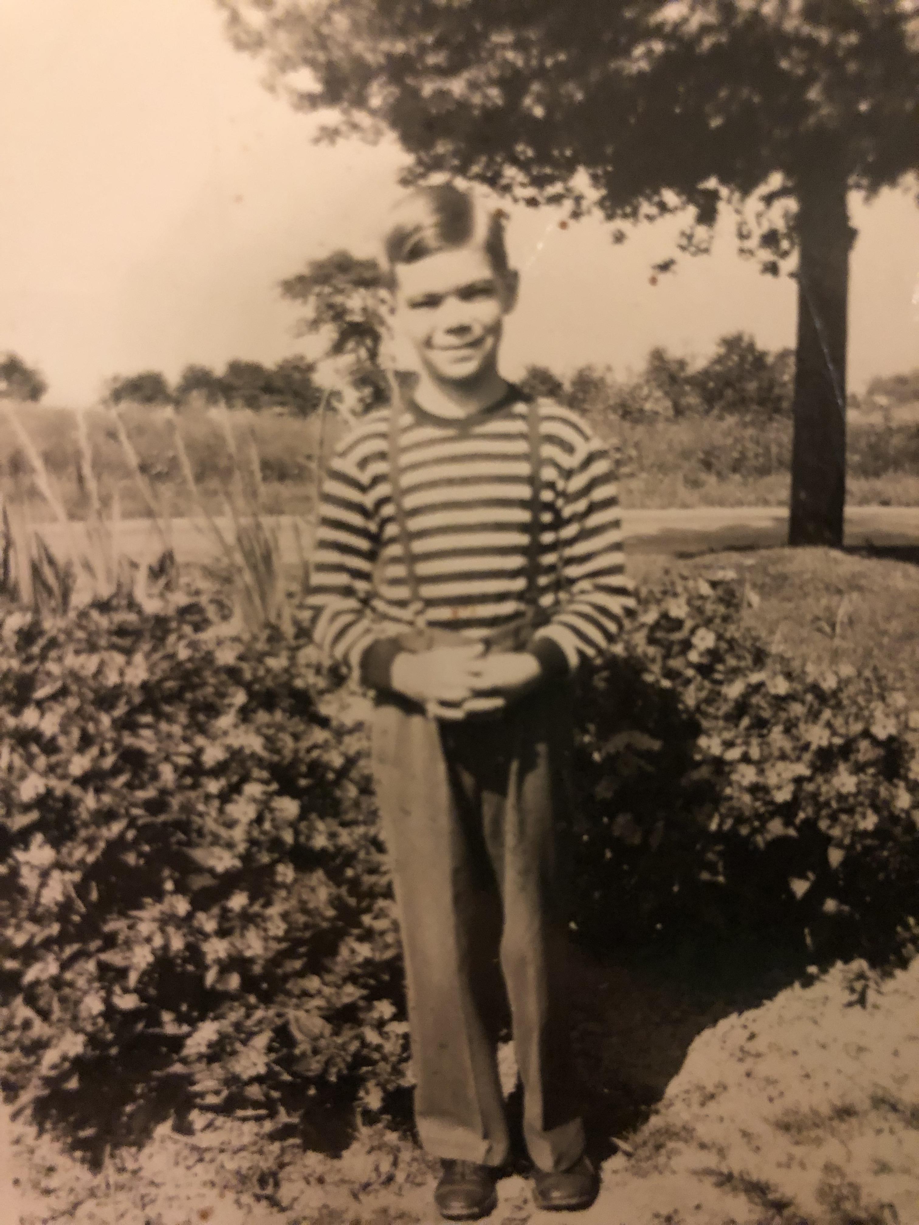 John as a young boy