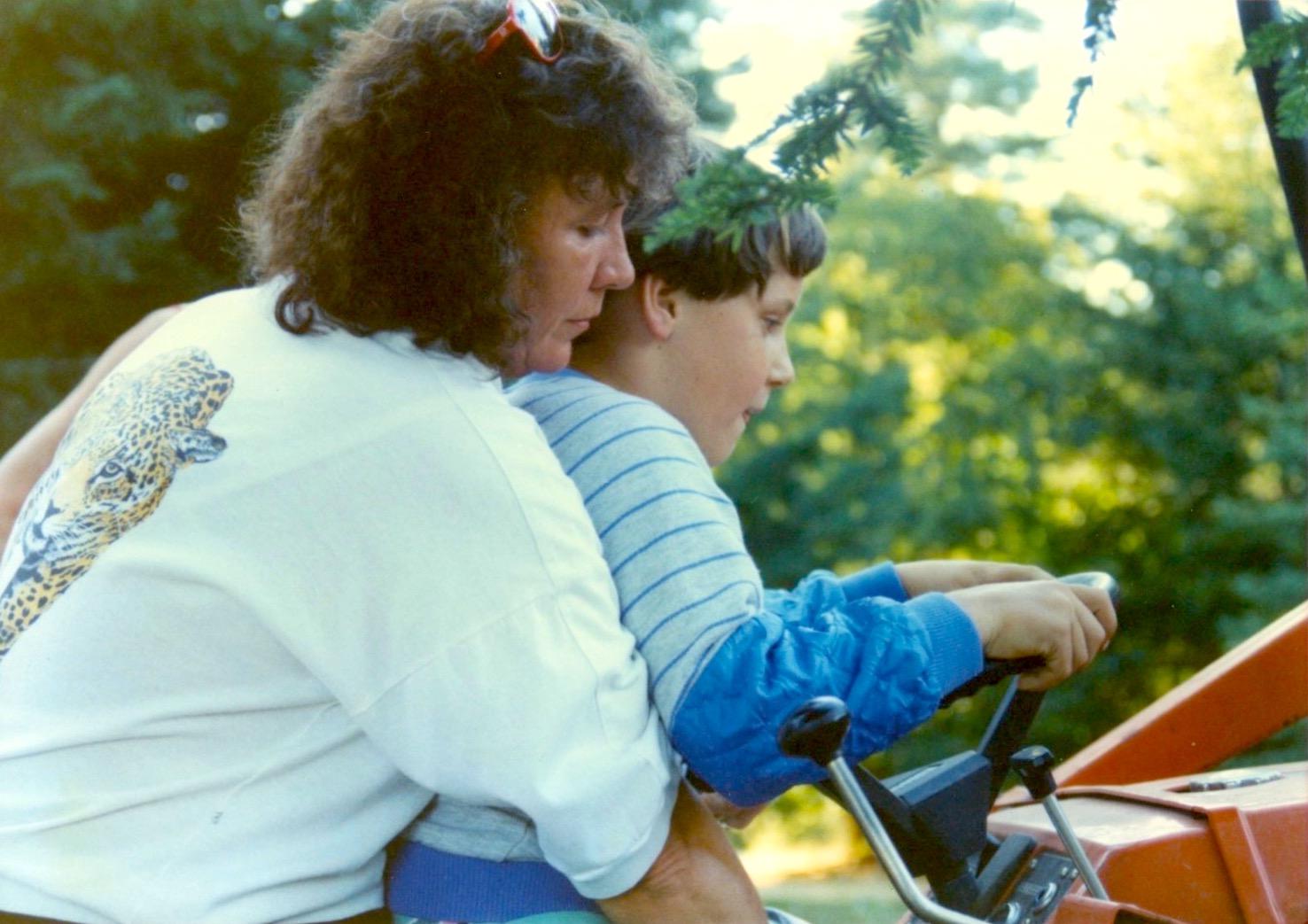 Janice taught me to drive a t…