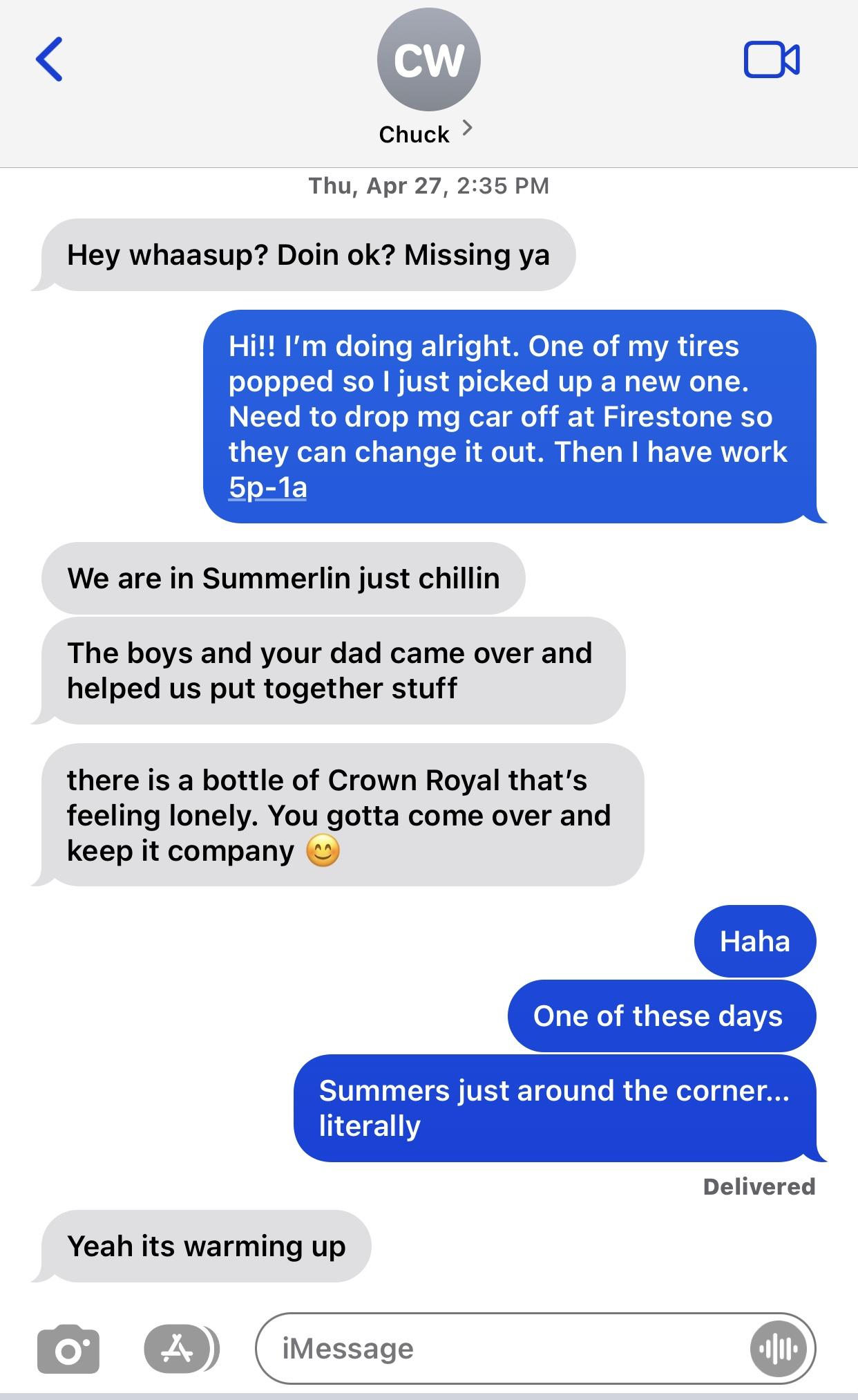 This was the last text conver…