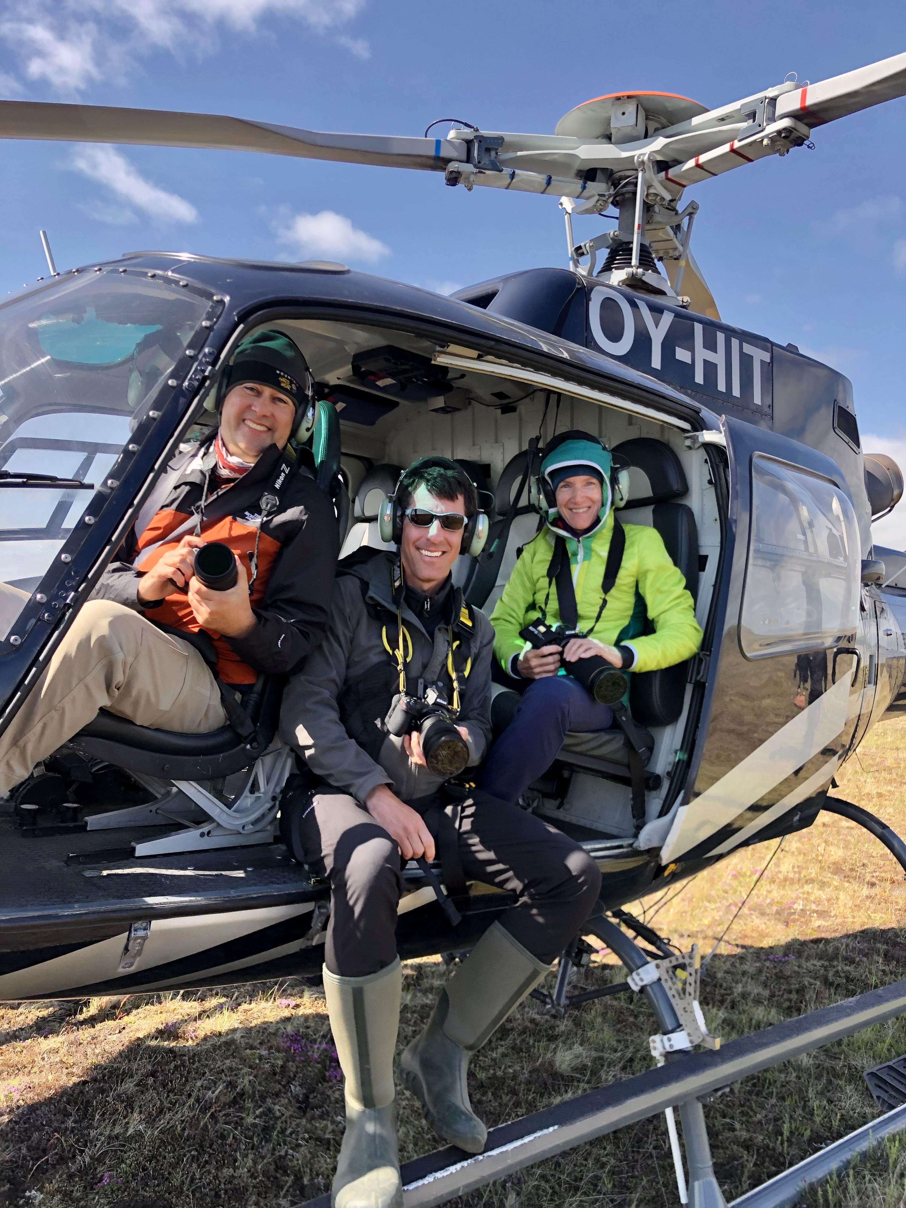 Getting ready to take off for…
