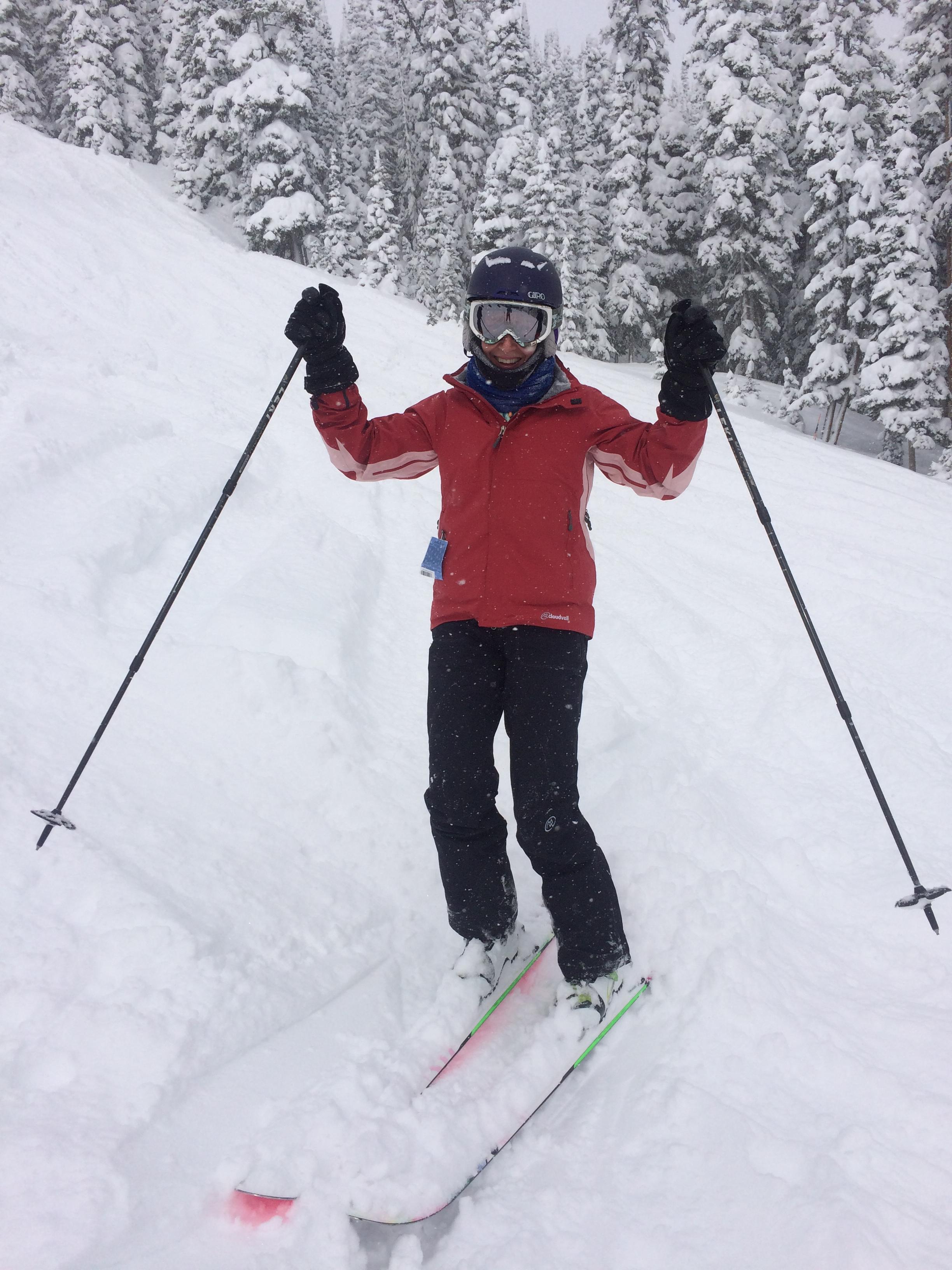 An awesome ski day together