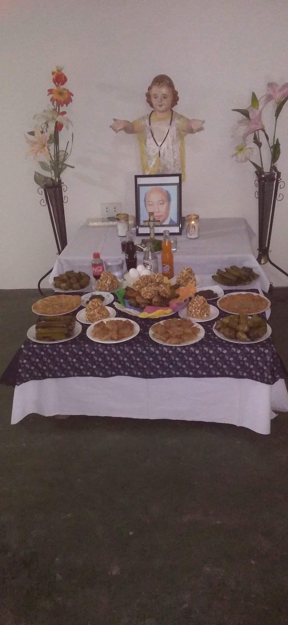 Atang (food offering) for Elm…