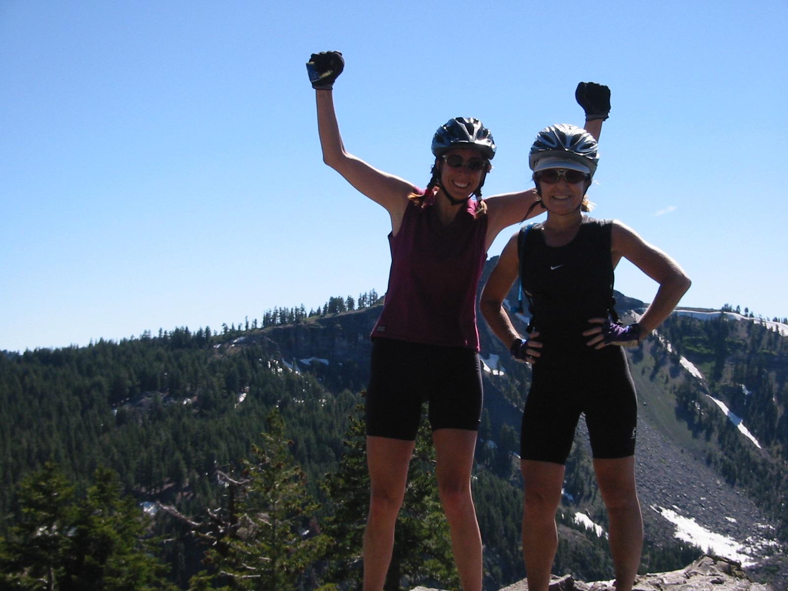 Celebrating the climb after o…