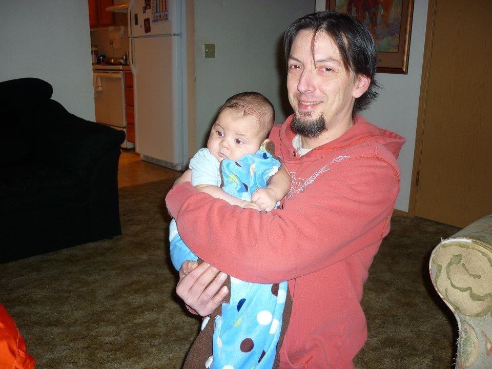 Uncle Jason meeting Logan