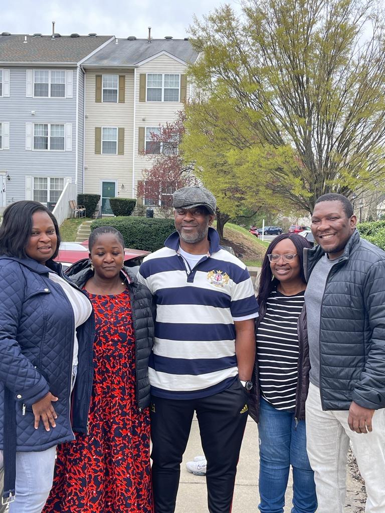Babatunde and wife with frien…