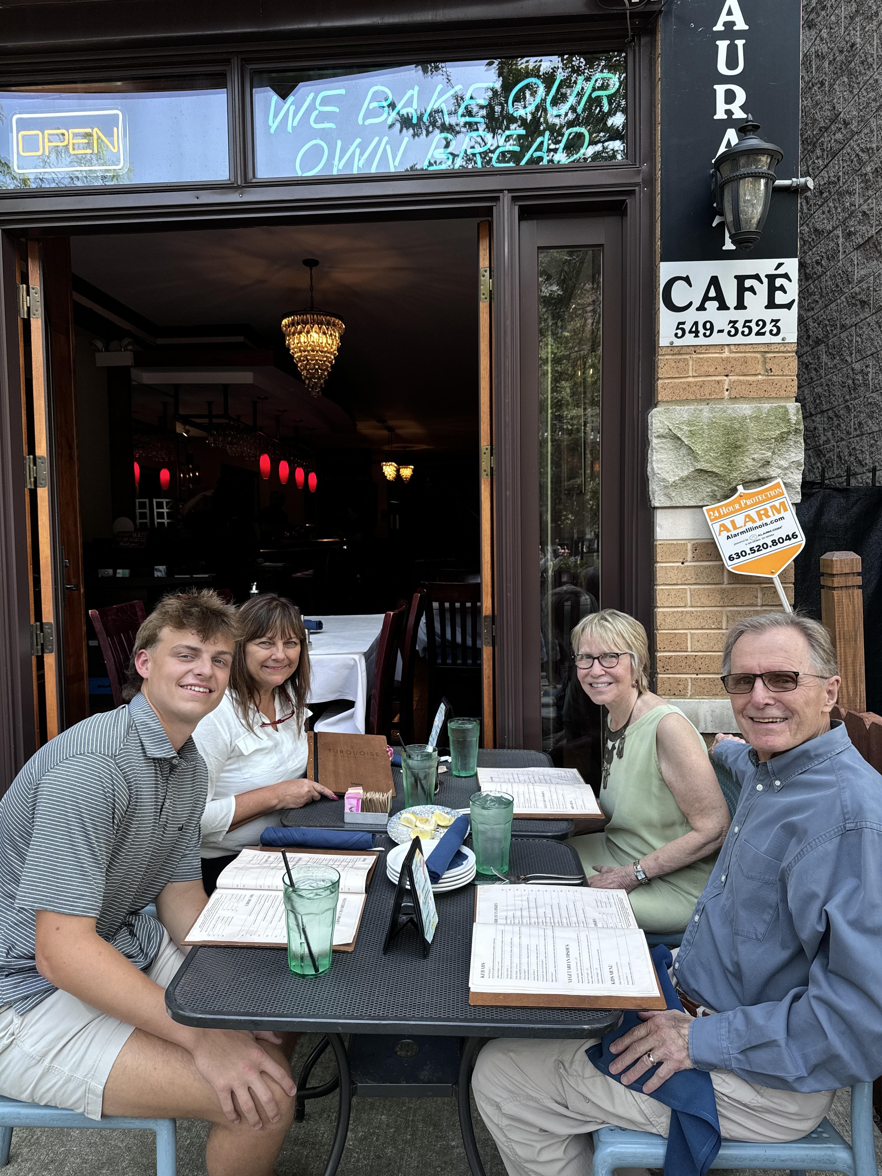 Dinner with cousin Sherry and…