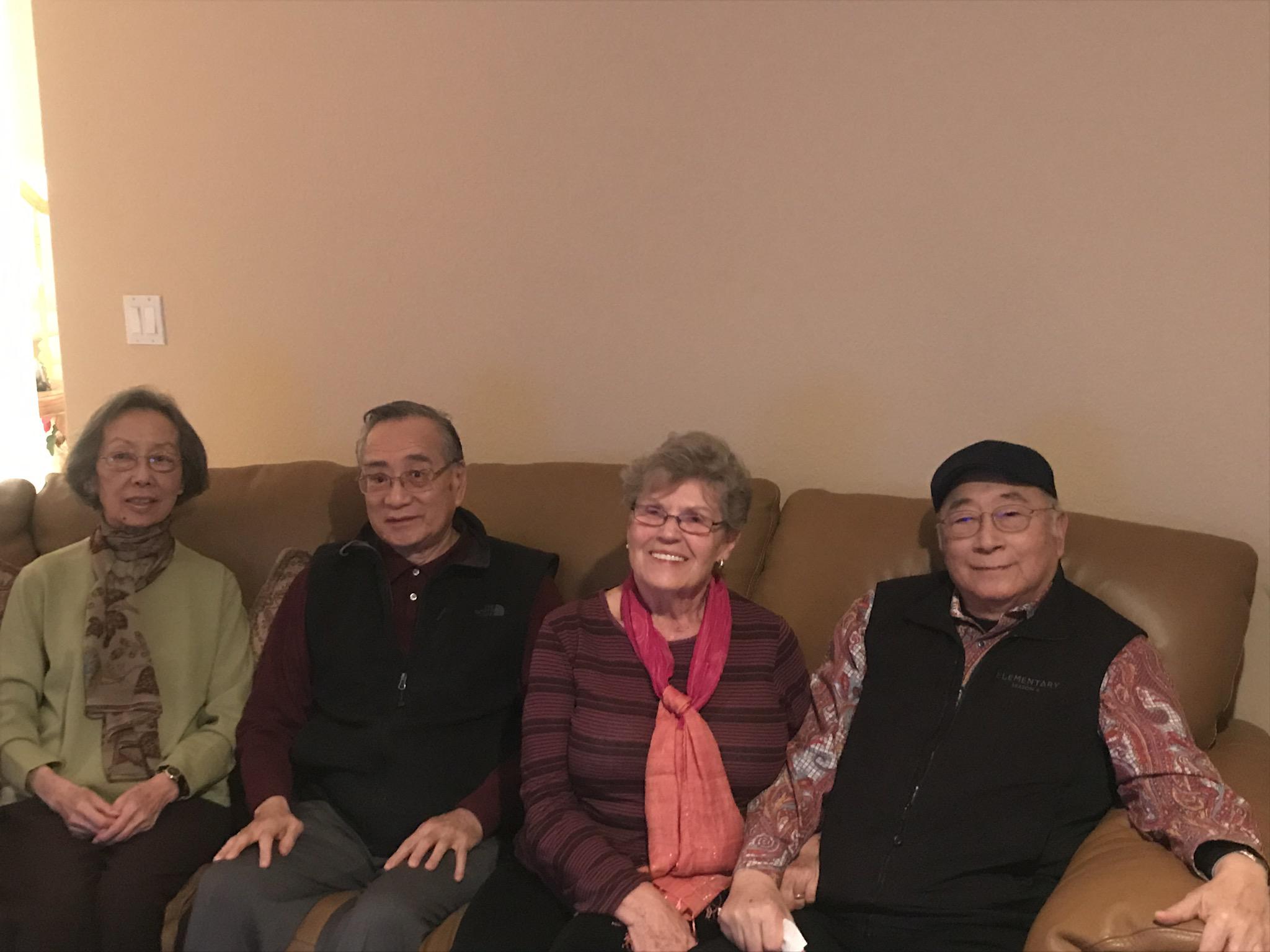 Dad with Mutti and Uncle Tom …