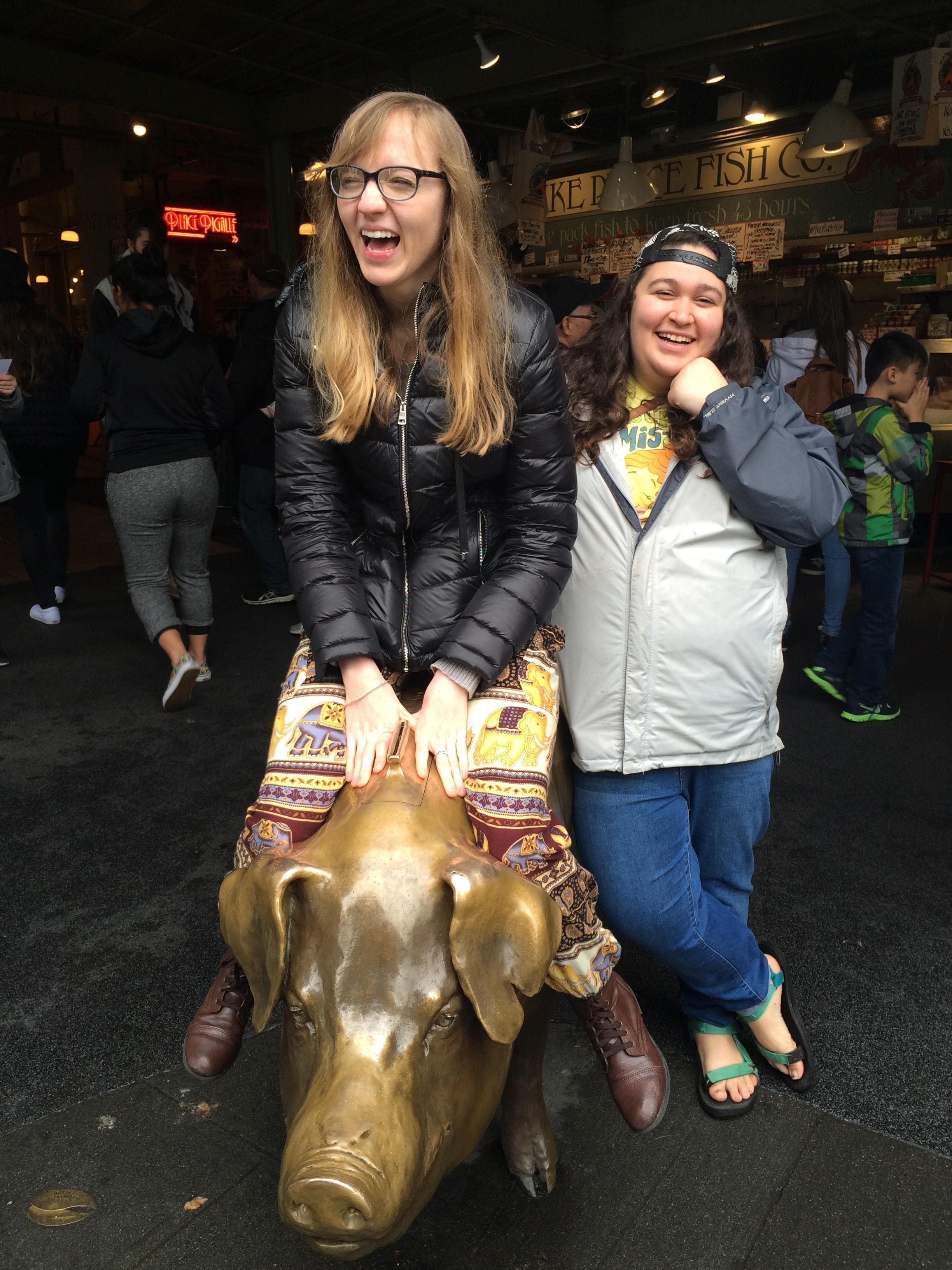 Hannah and Myka came to Seatt…