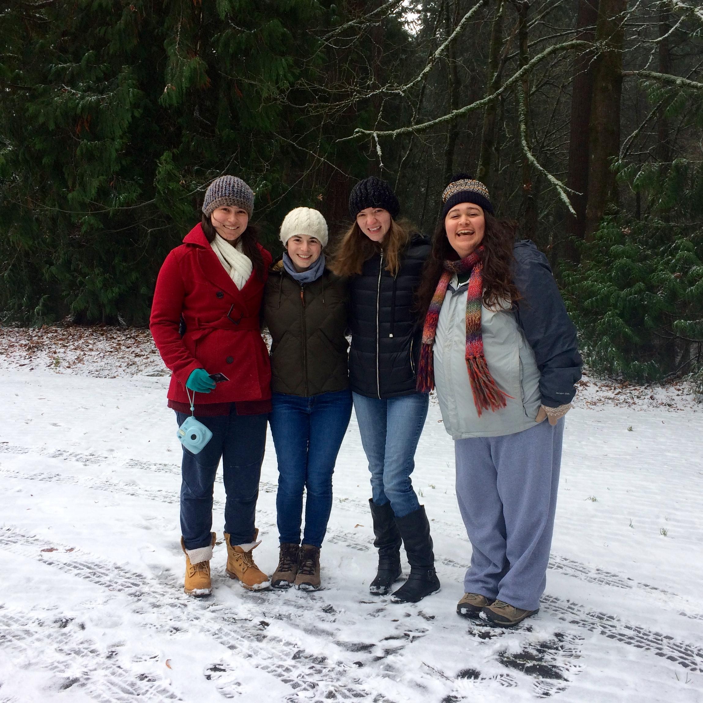 Sweet snow day with Glenna, H…
