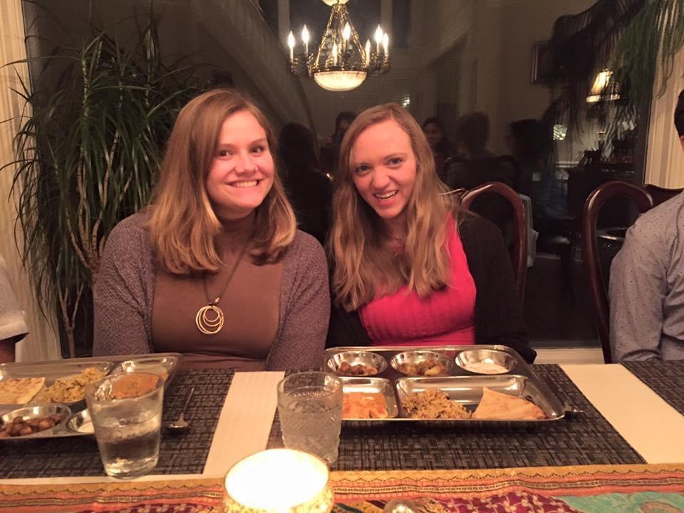 Hannah and I at Arpana’s fami…