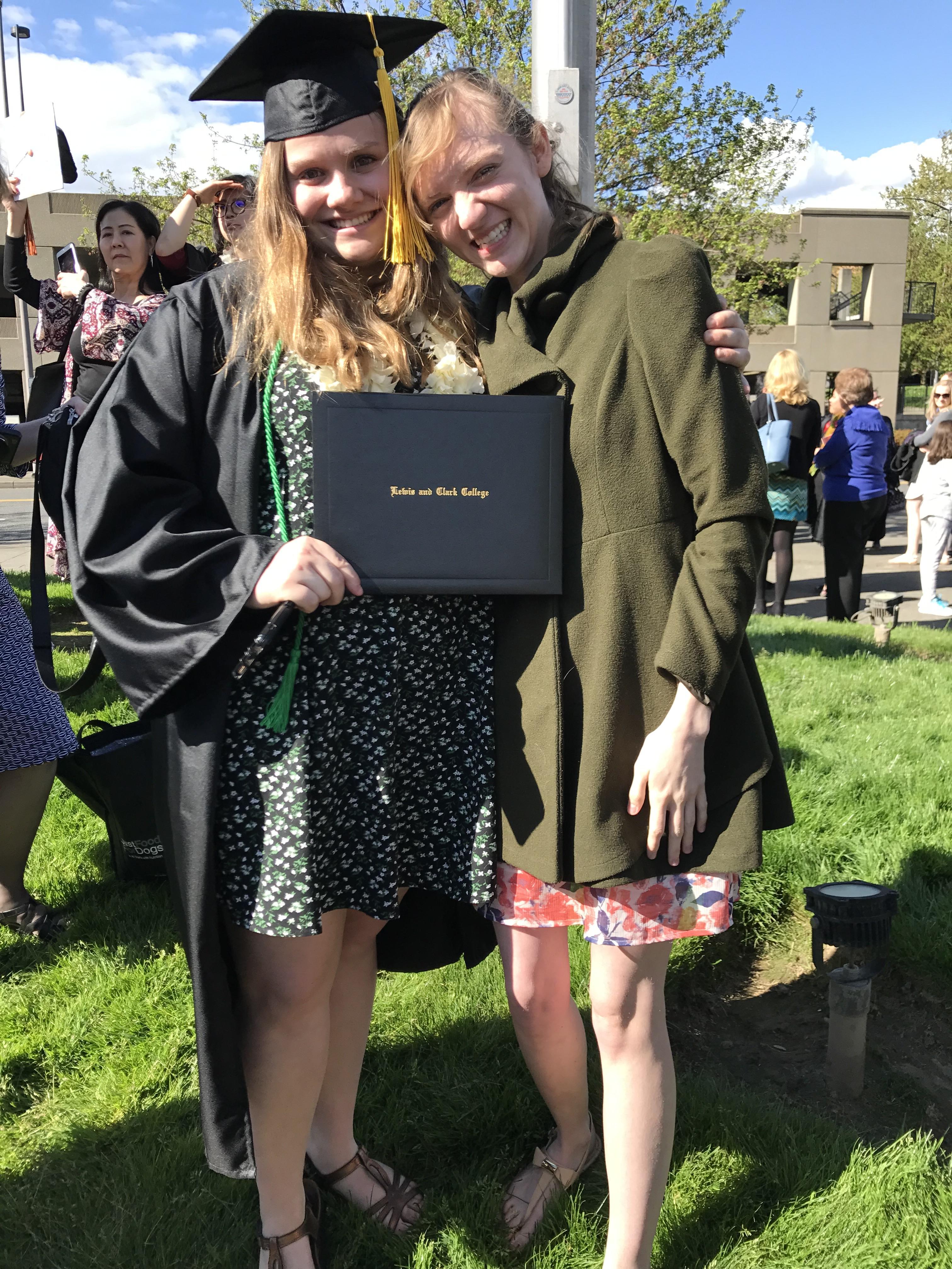 Hannah and Ellen at Ellen’s g…