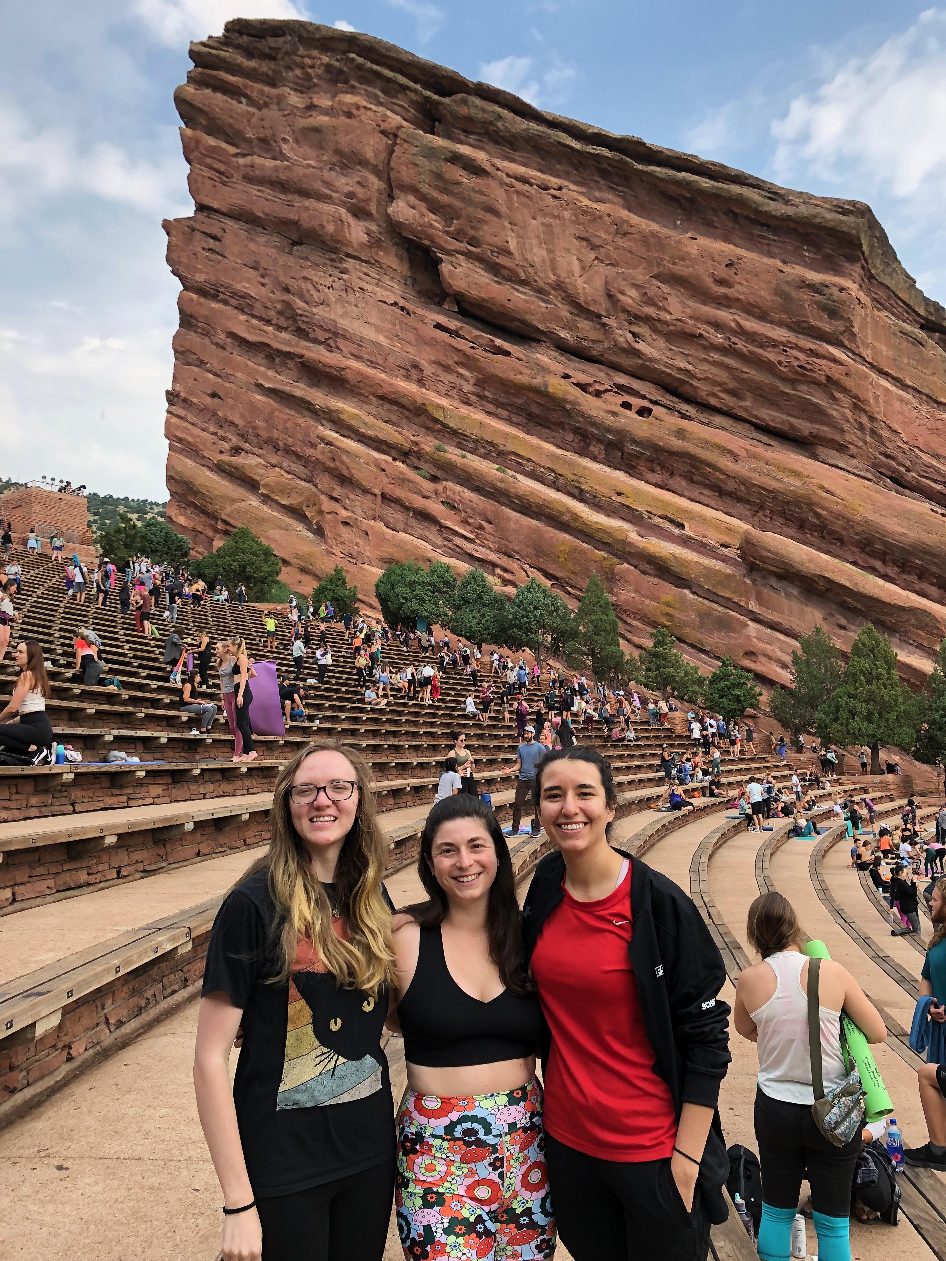 Morning yoga at Red Rocks and…