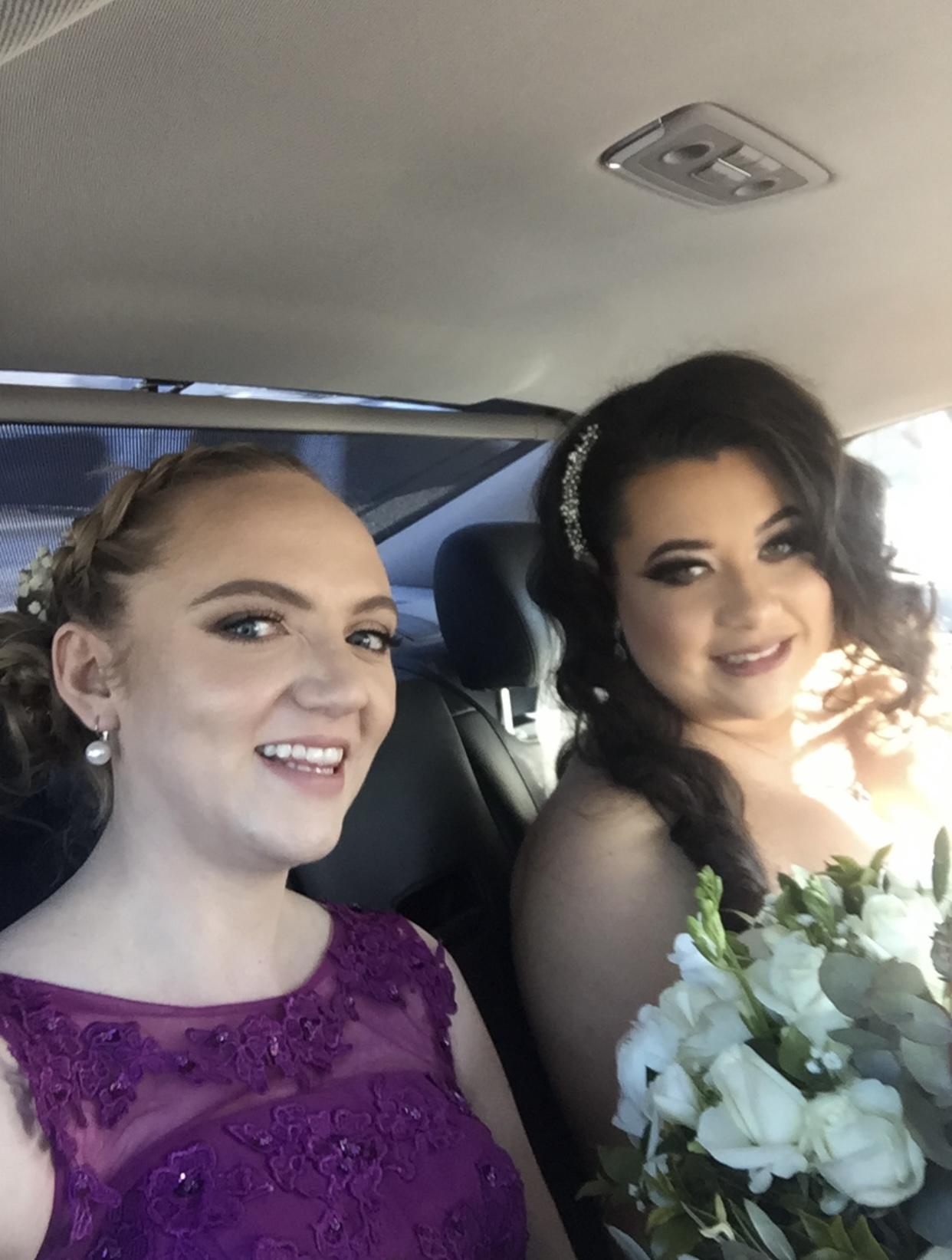 Me and my maid of honour Hann…