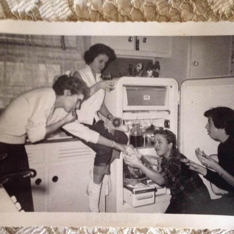 Mom with her best friends.