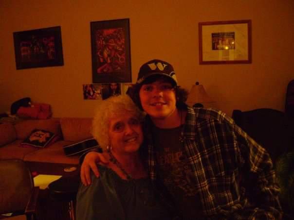Nana with Josh 19th birthday …