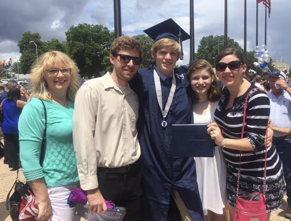 David’s high school graduation