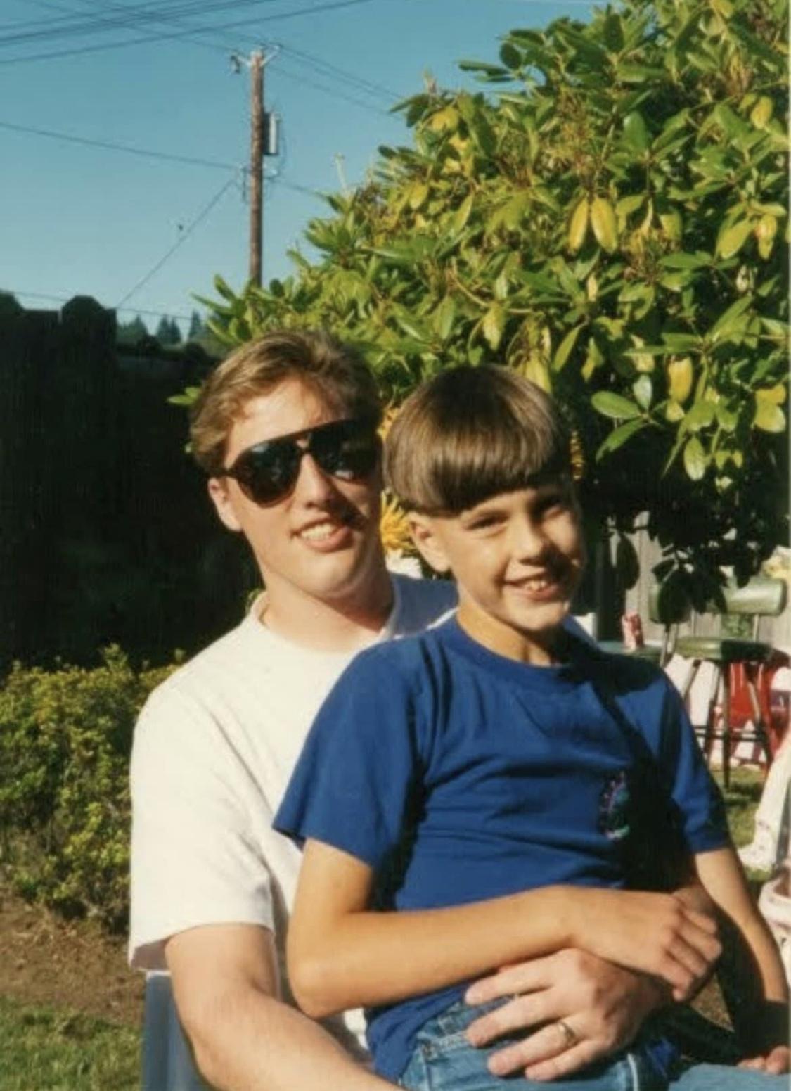 Kris and his stepson Brandon …