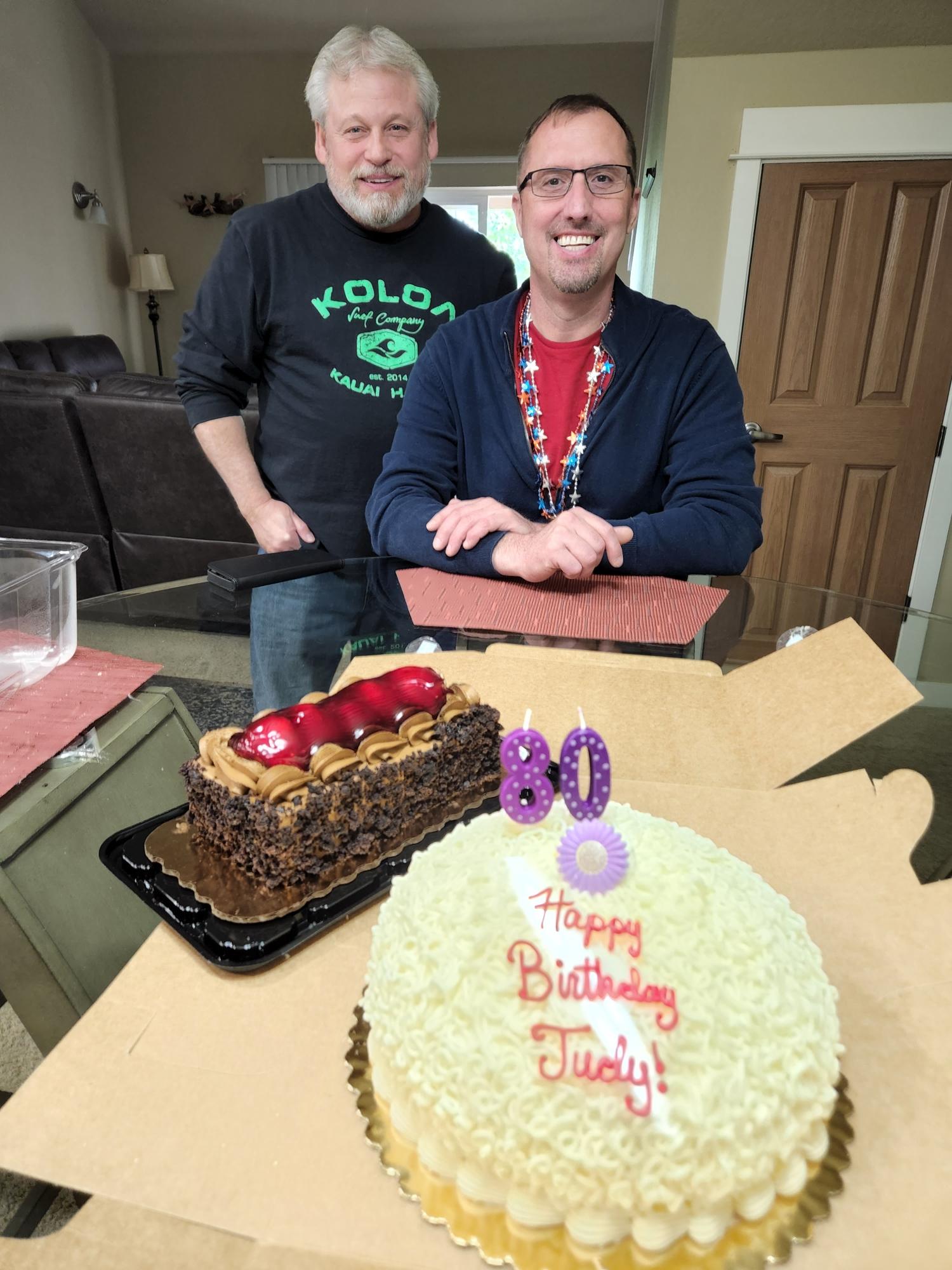 Helping celebrate a major mil…