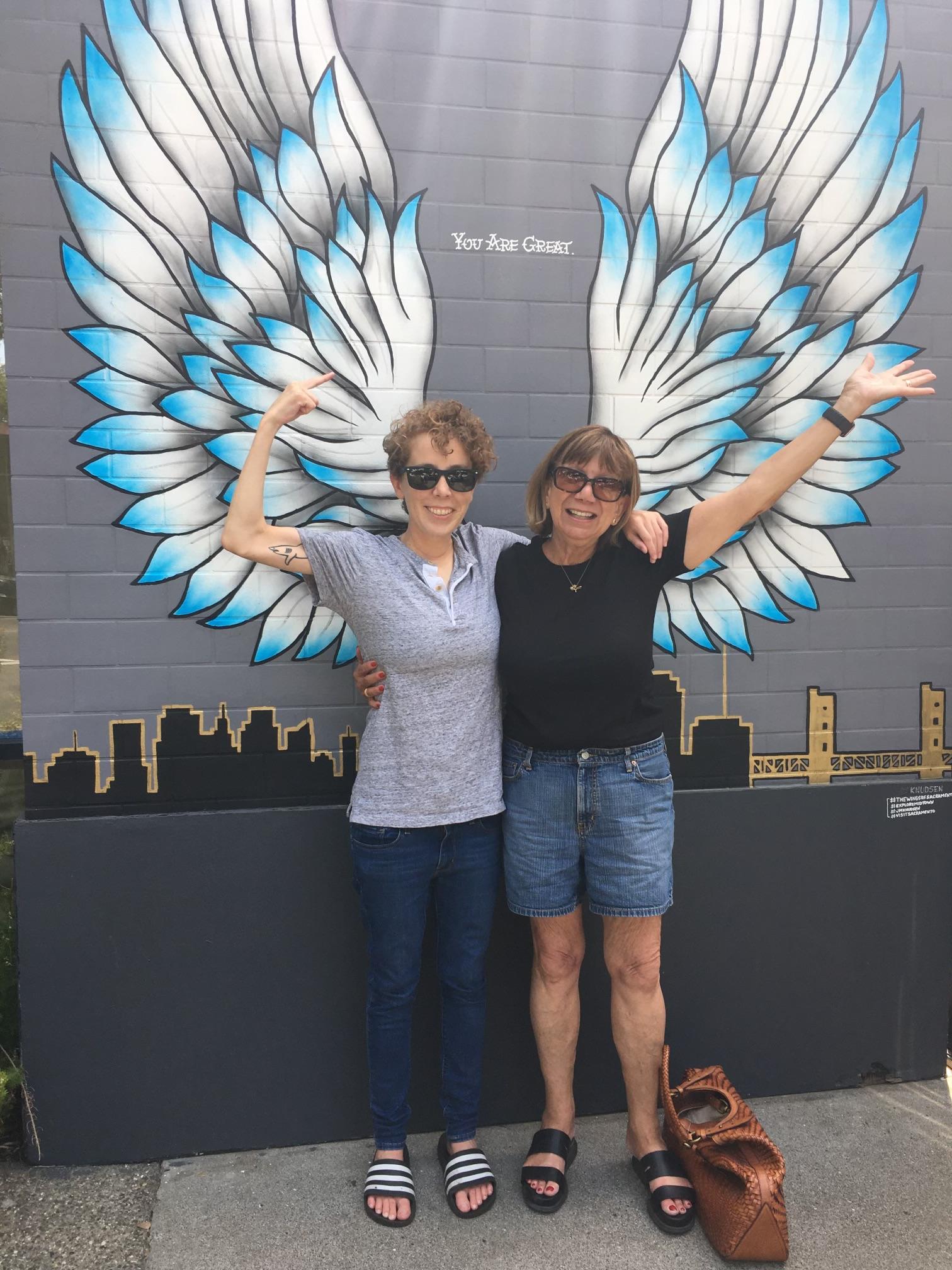 Auntie Cathy and Ashleigh Mar…