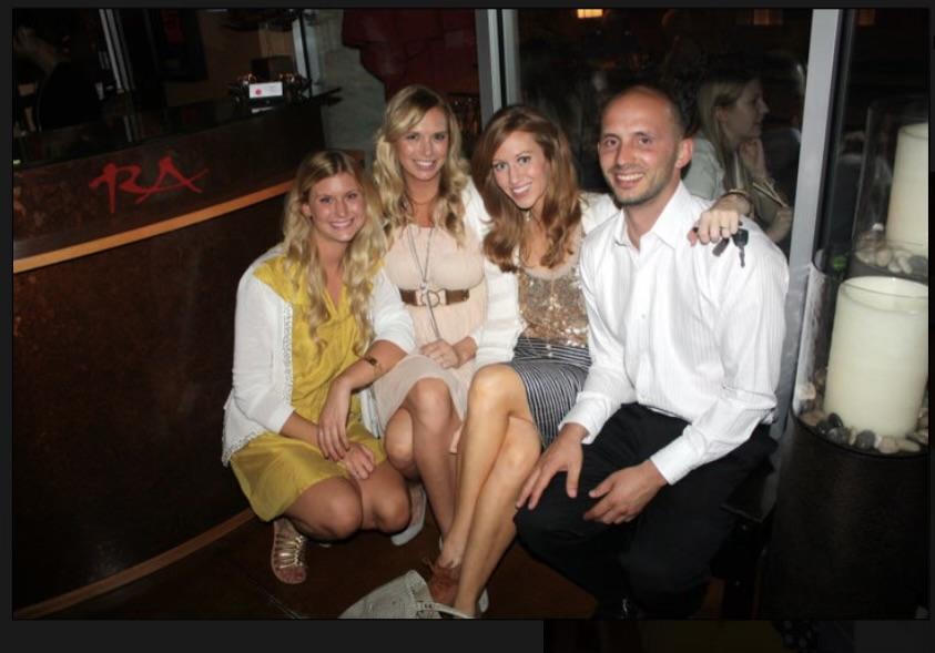 Adam with Hayley, Natalie and…